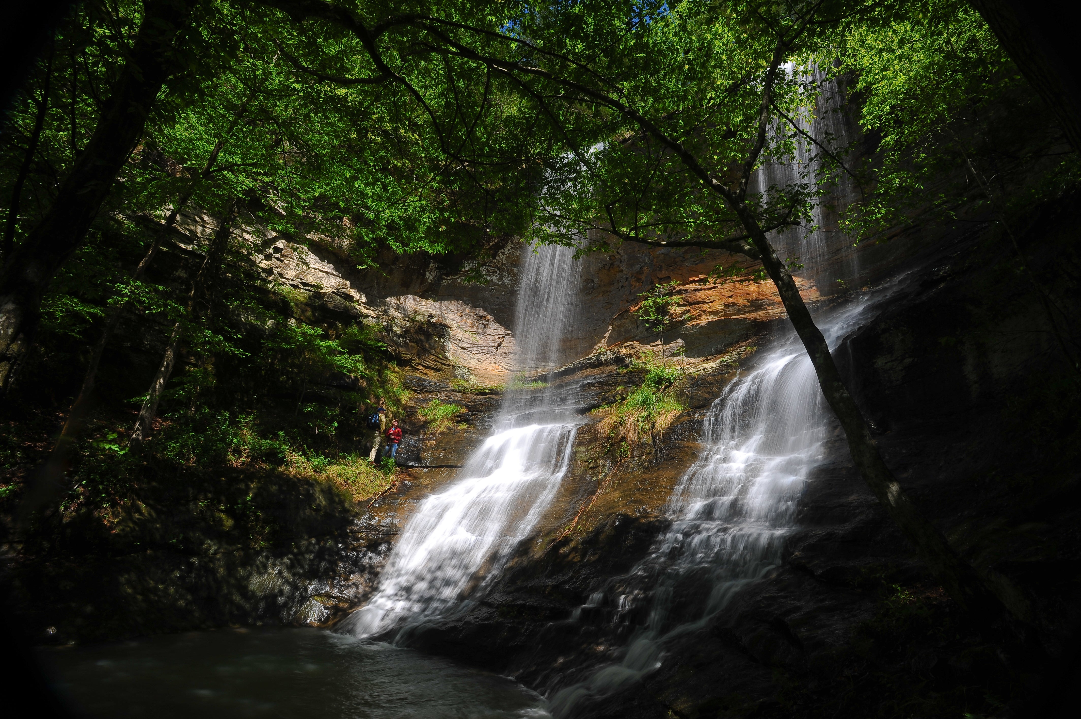 High Bank Twins Waterfall