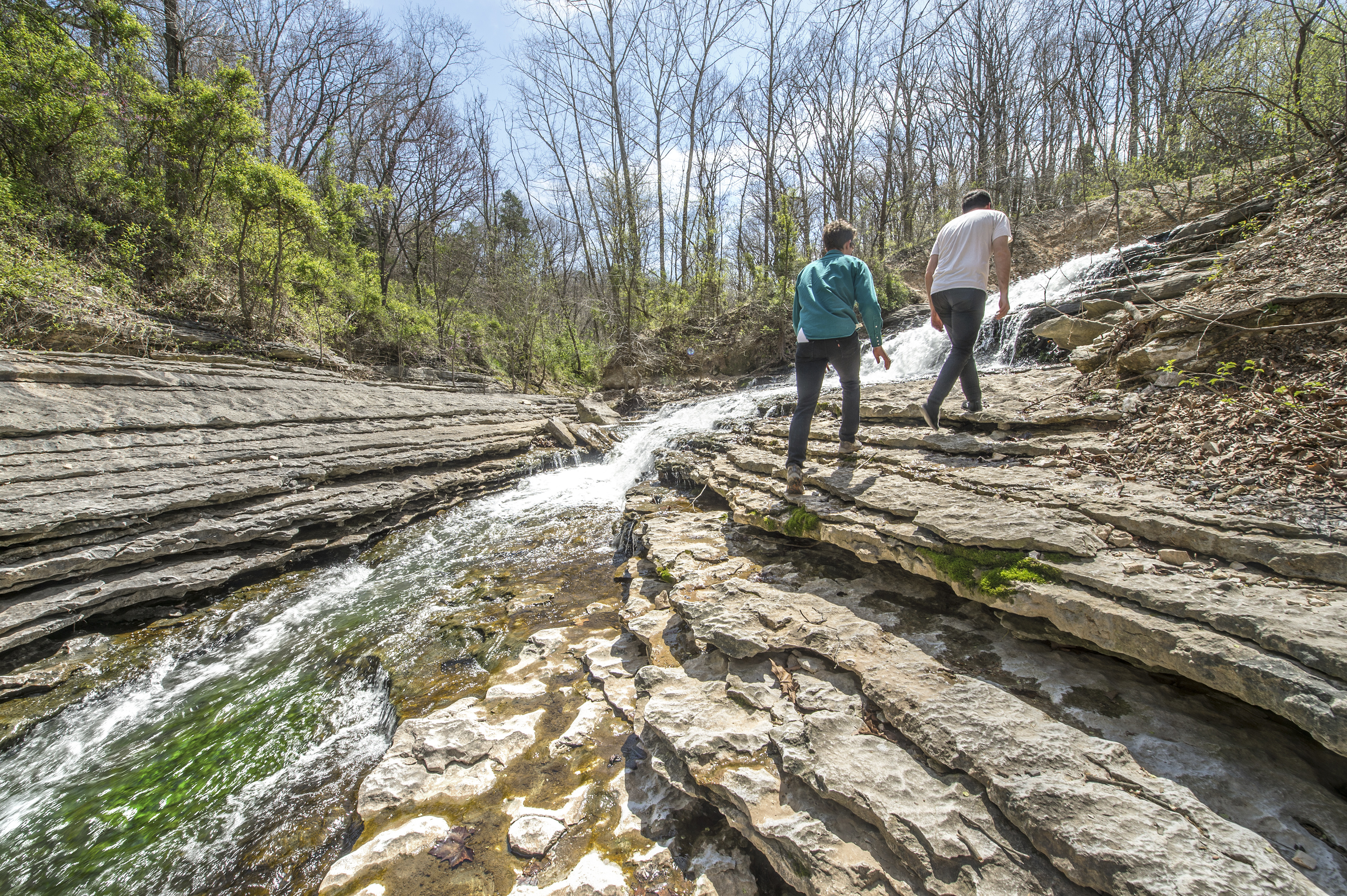 Waterfalls on Tanyard Creek in Bella Vista