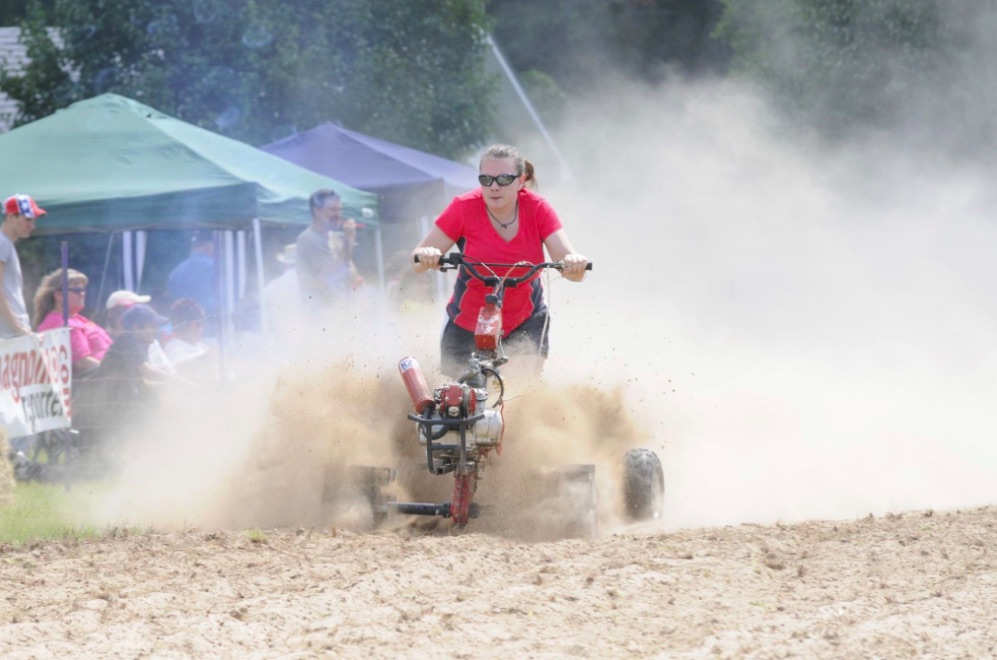 World Championship Rotary Tiller Race in Emerson
