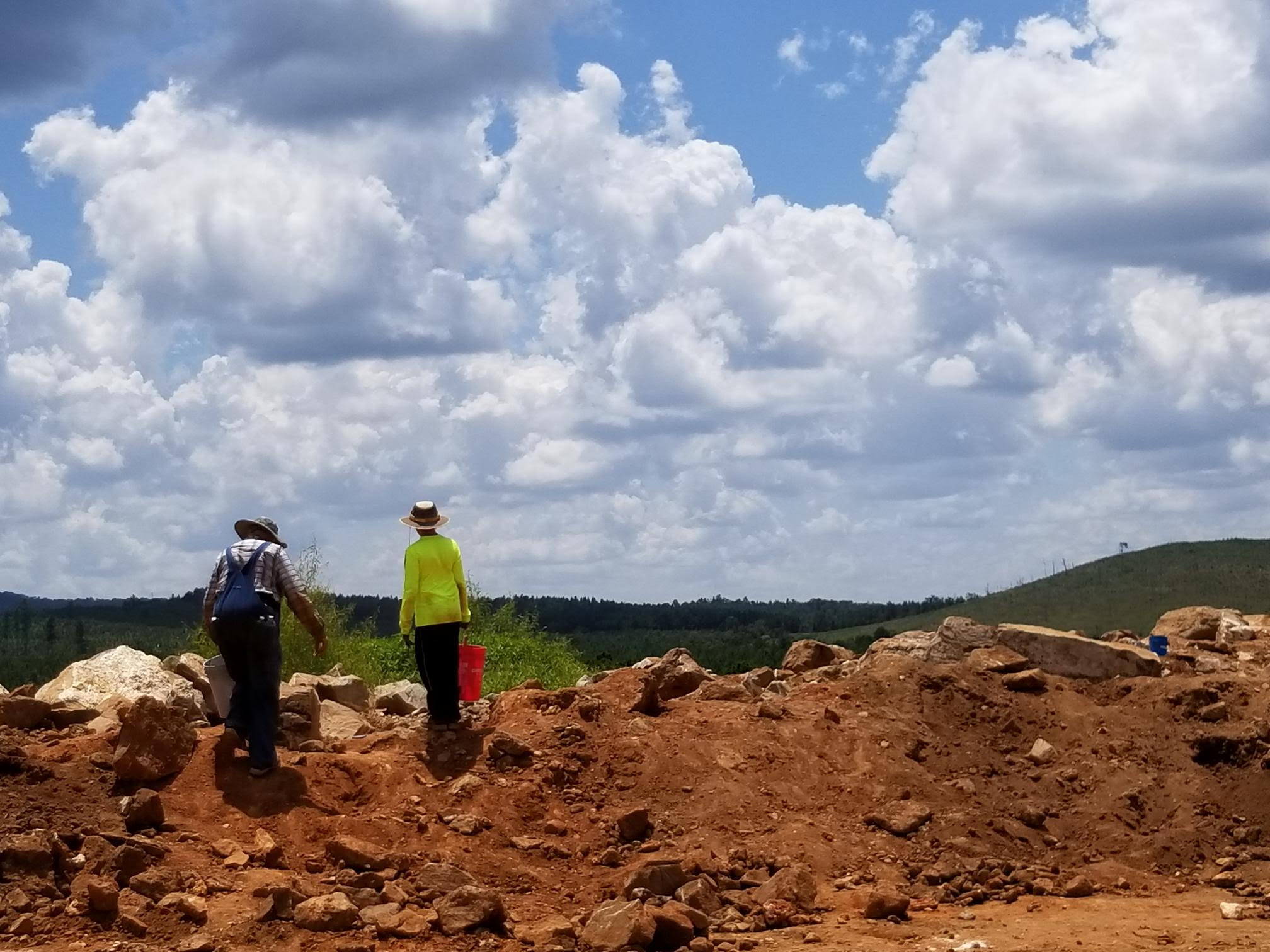 Visiting Ron Coleman Mining in Jessieville