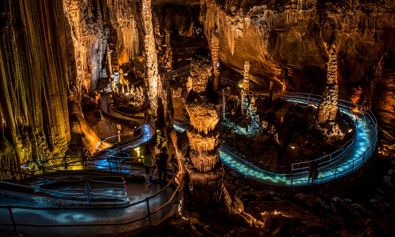 Blanchard Springs Caverns in Mountain View