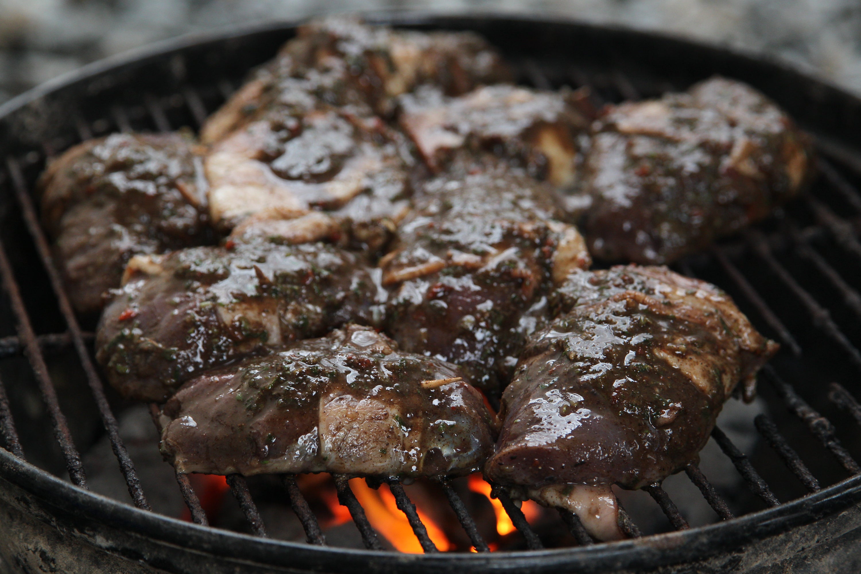 Duck cooked on the grill (photo by Mike Dale Wintroath/AGFC)