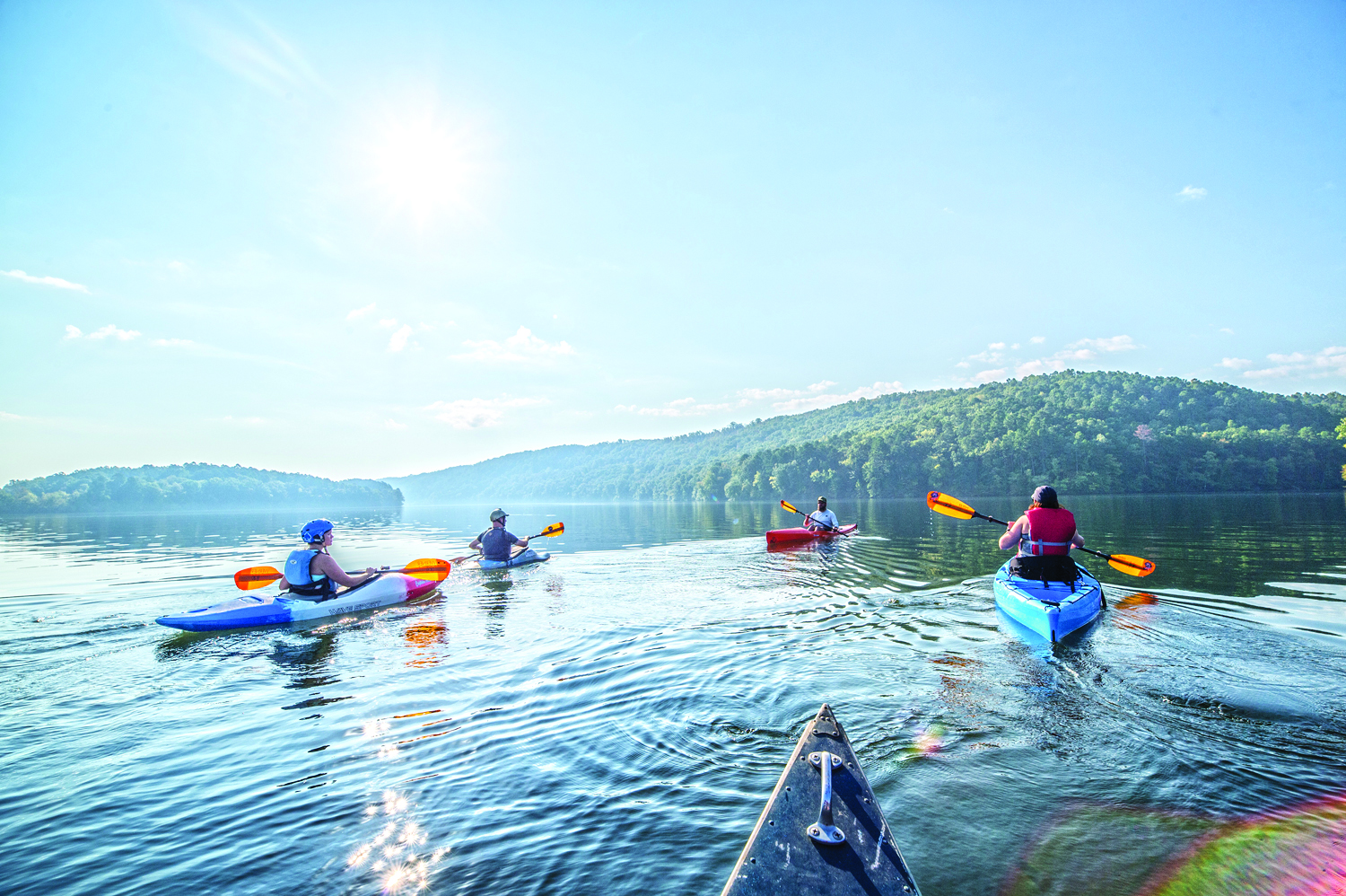 Canoeing on Lake Catherine