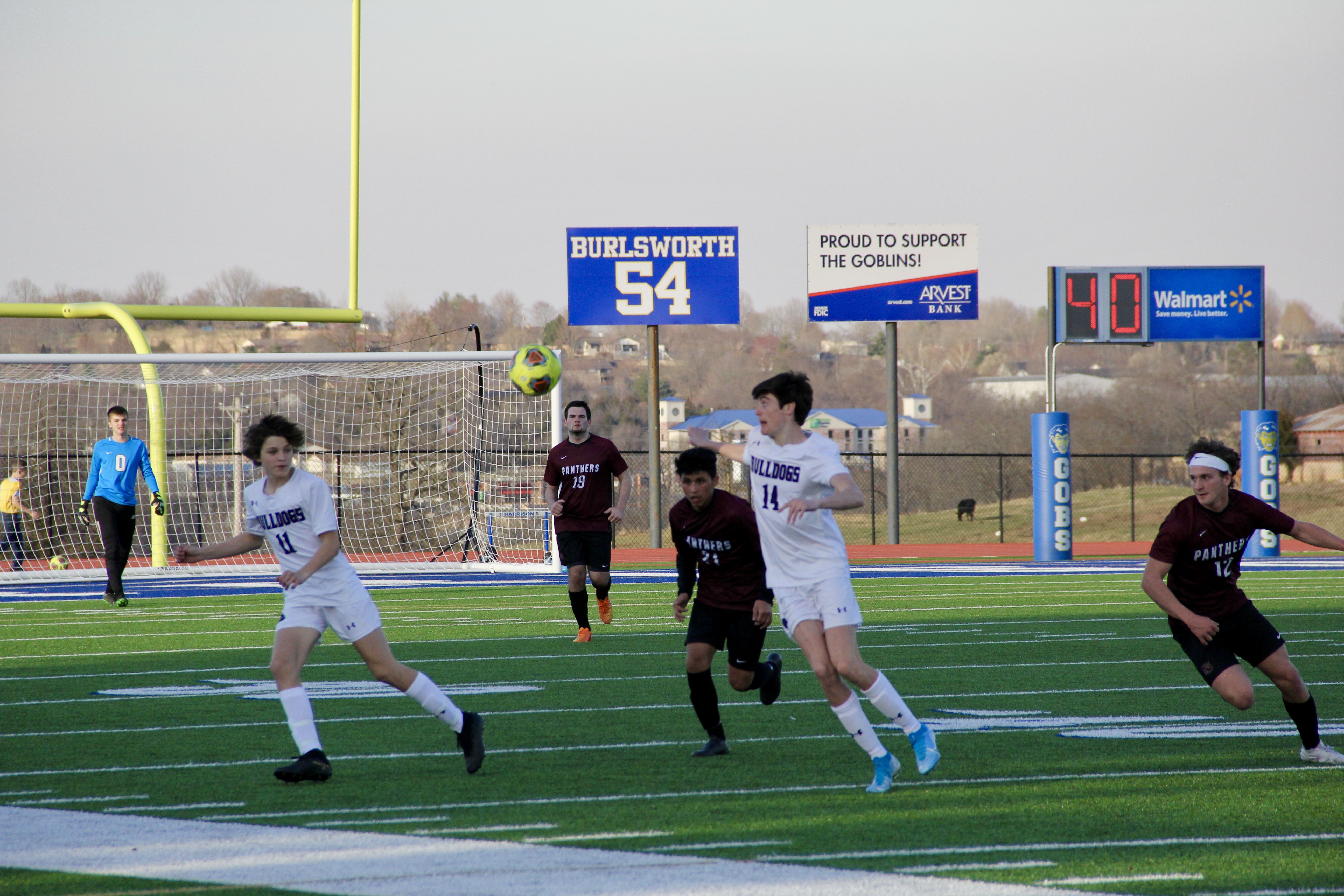 High school soccer tournament in Harrison, AR