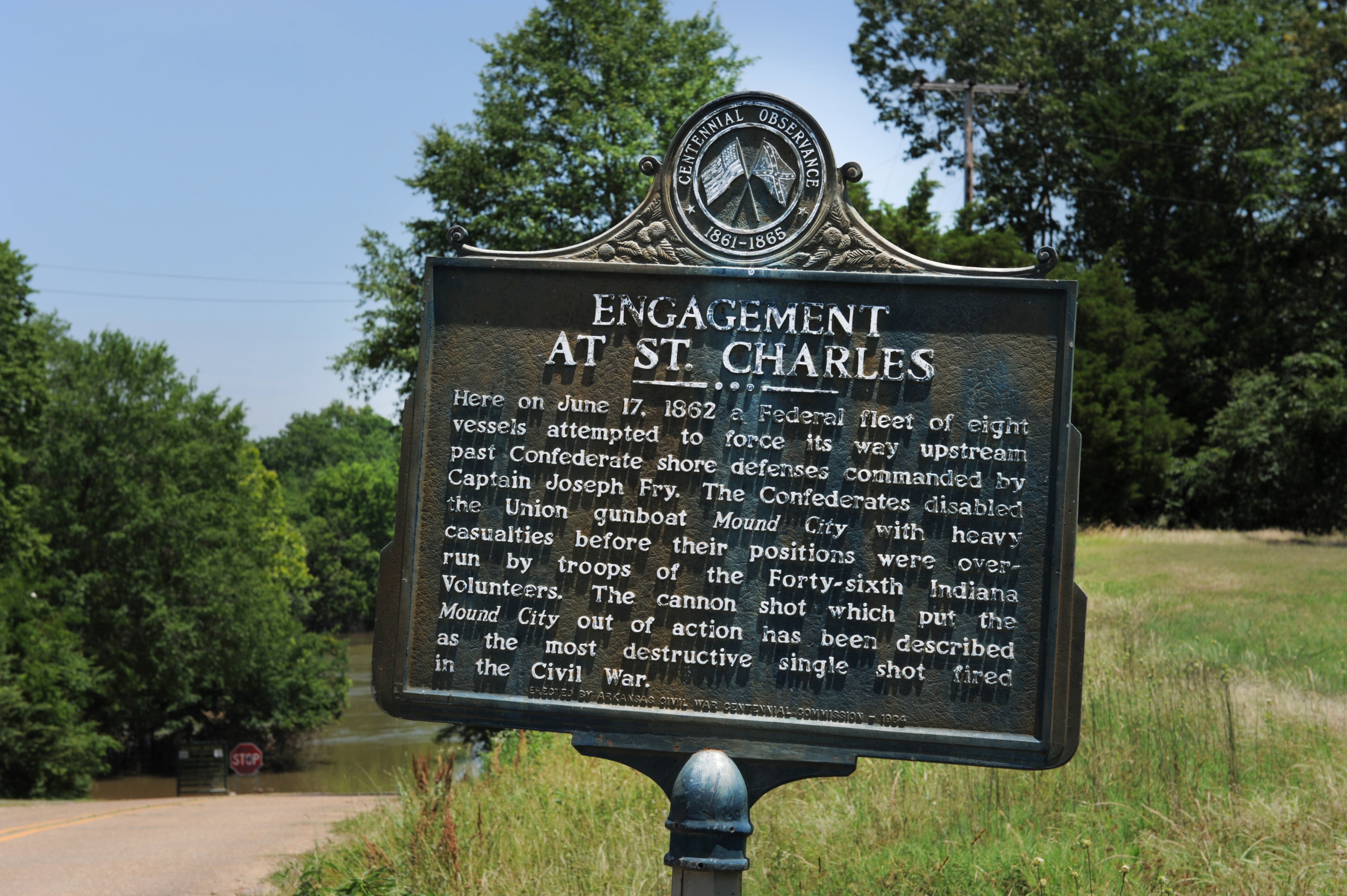 On June 17, 1862, the single deadliest shot of the Civil War was fired in St. Charles