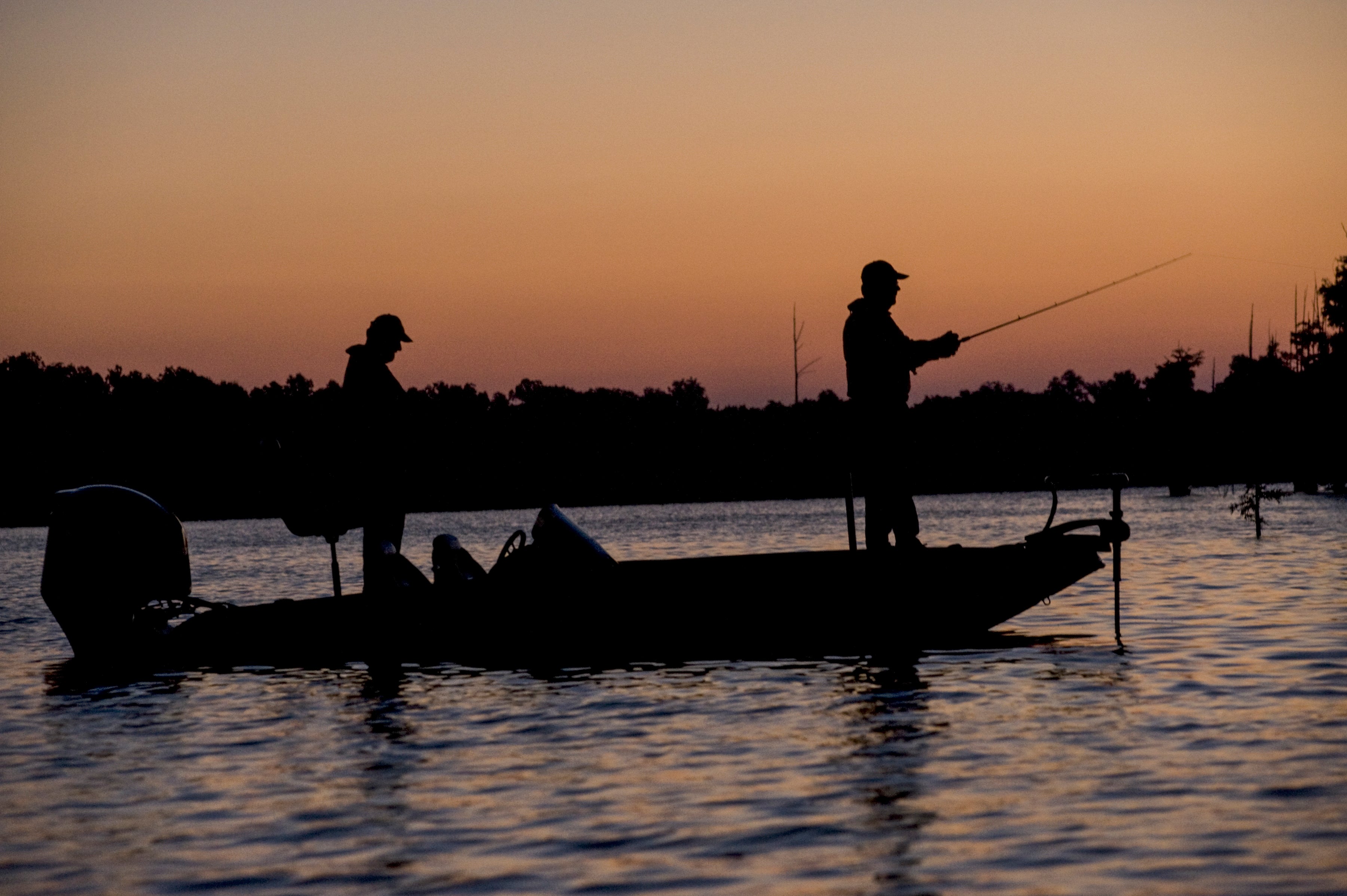 Fishing off Pendleton at Sunrise on the Arkansas River