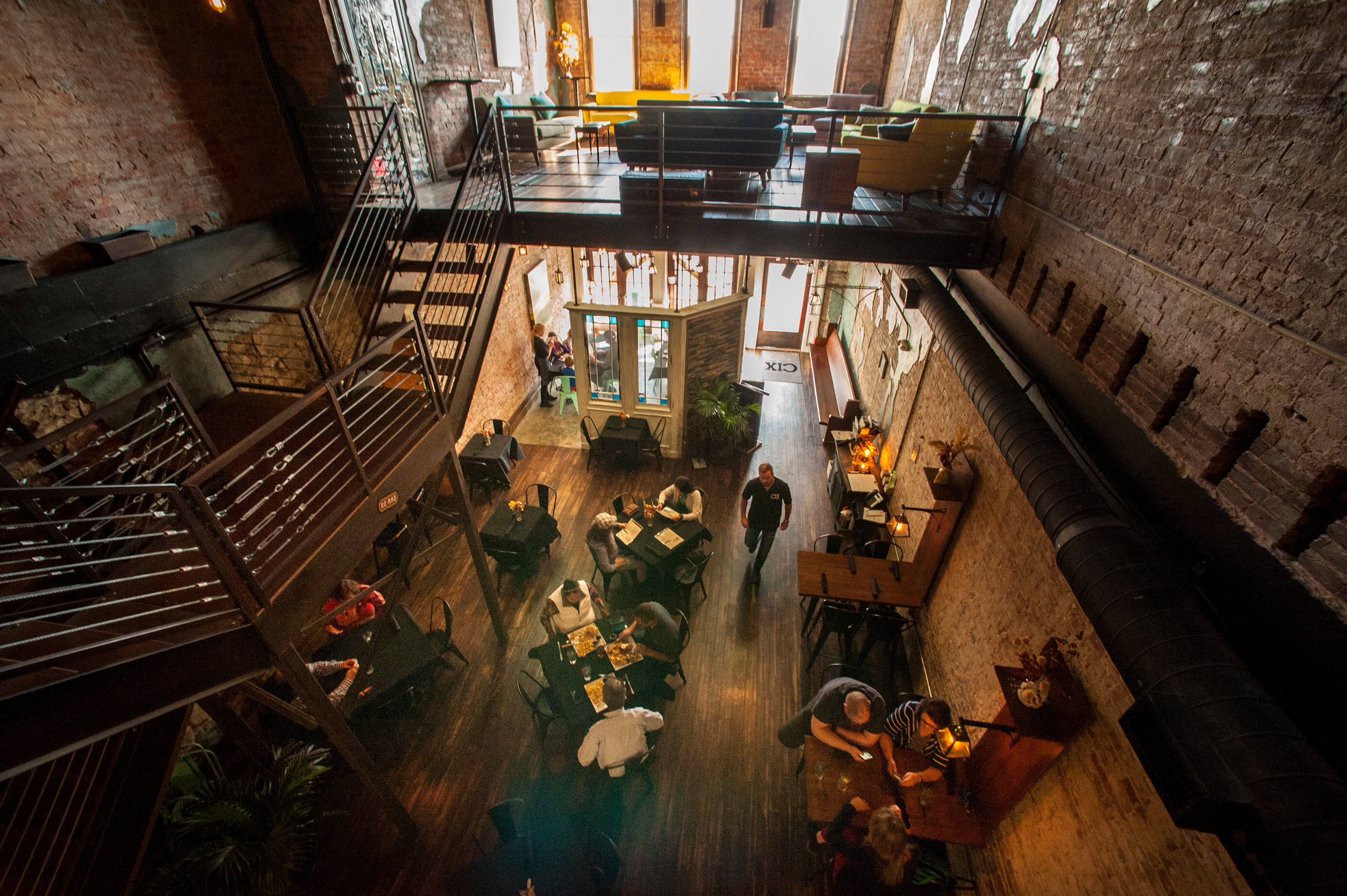 Dining in downtown Batesville, Arkansas