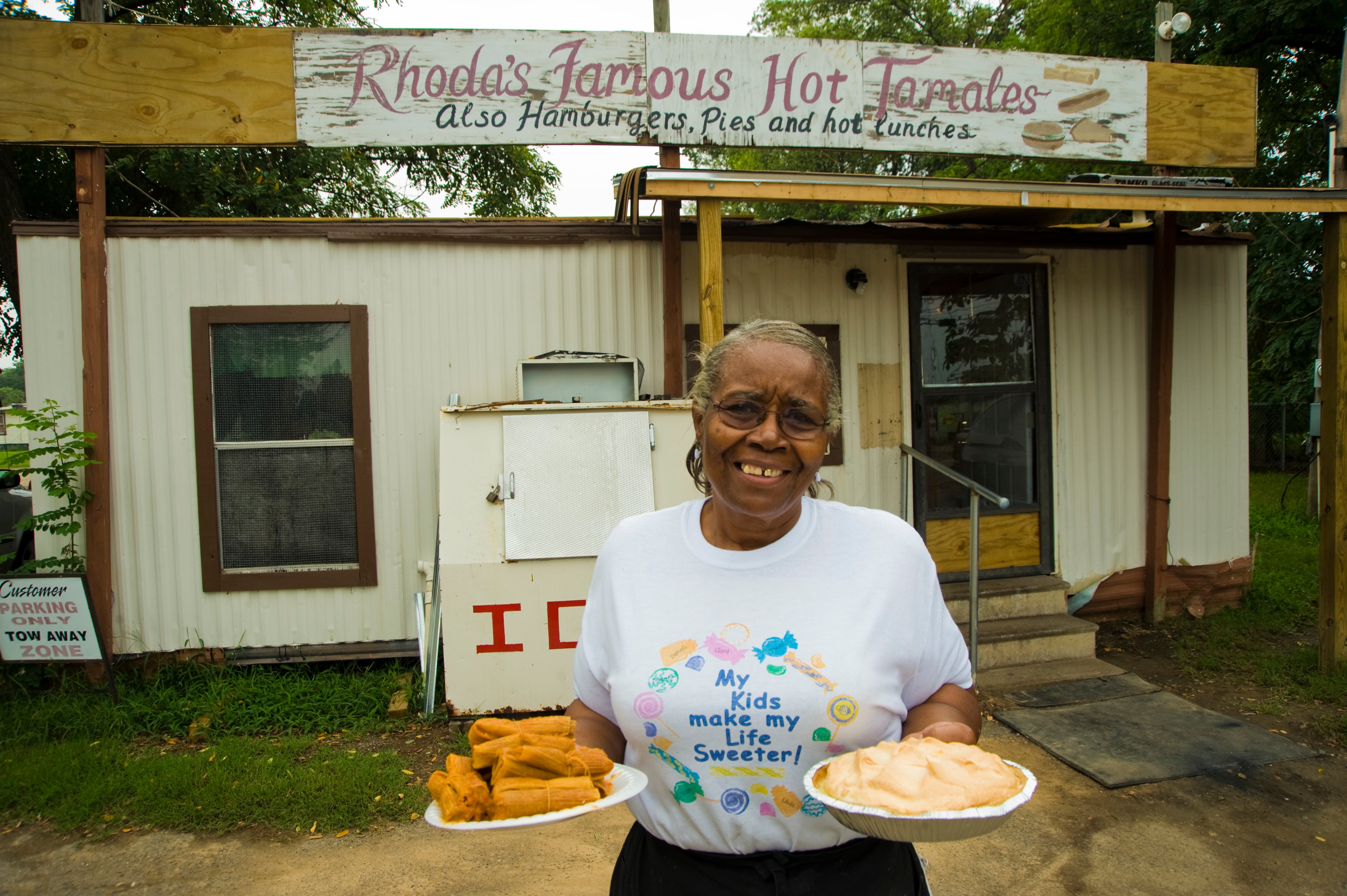 A trip to Lake Village isn't complete without a stop to see Miss Rhoda!