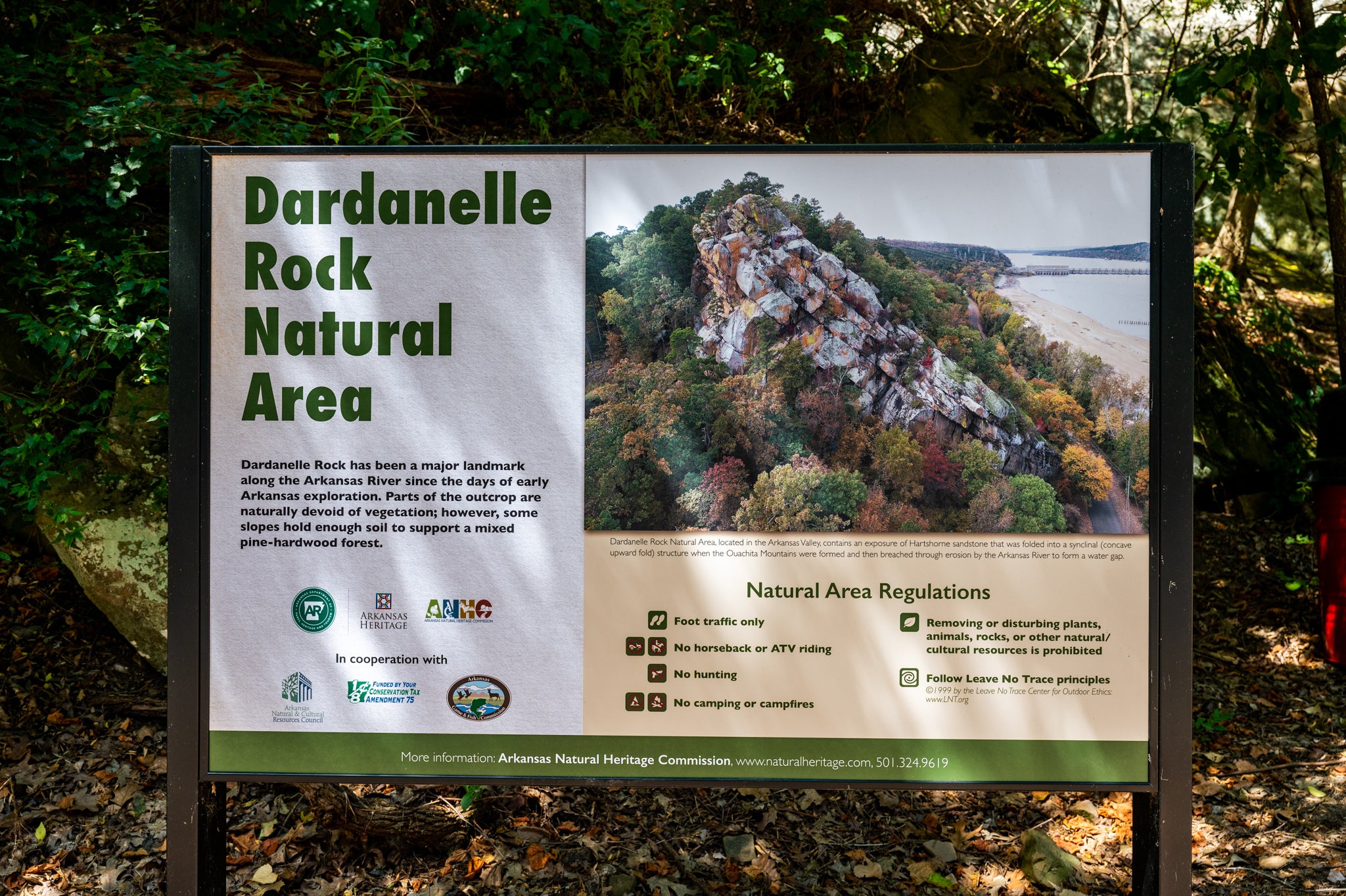 Dardanelle Rock Natural Area in Arkansas