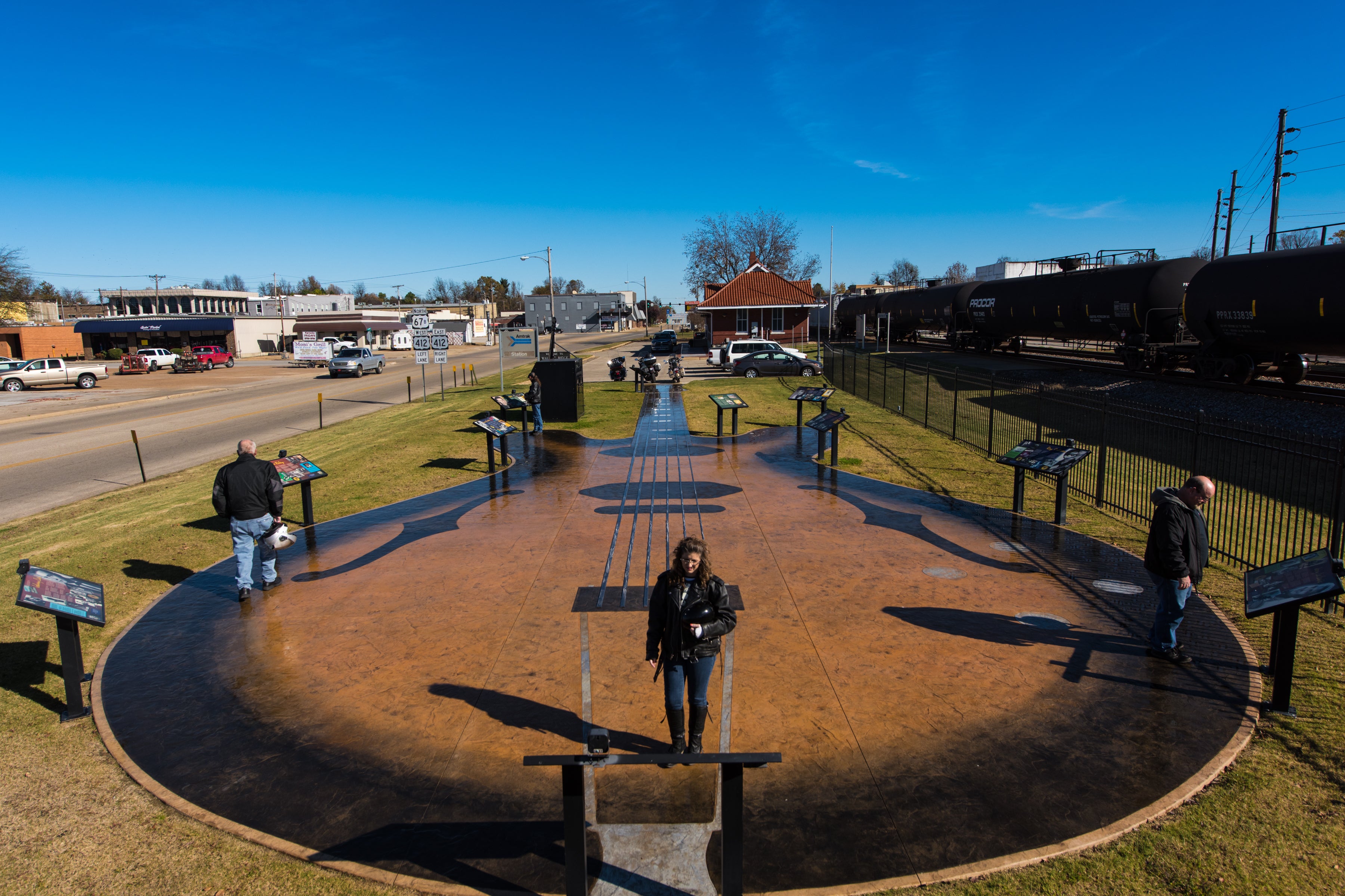 The Guitar Walk in Walnut Ridge.