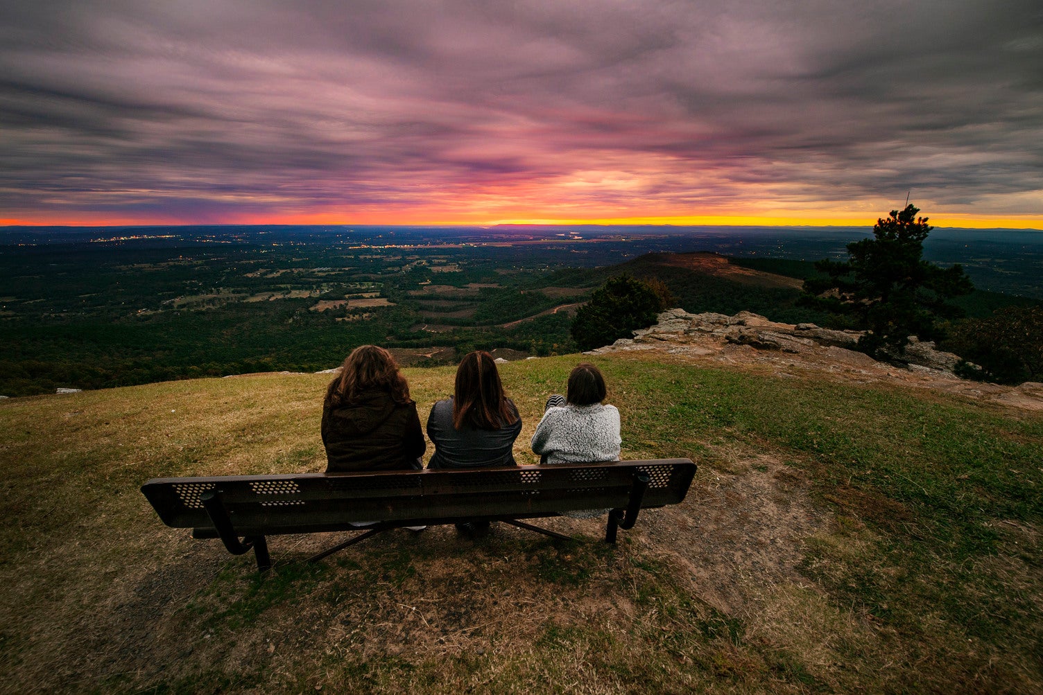 Sunrise at Mount Nebo State Park