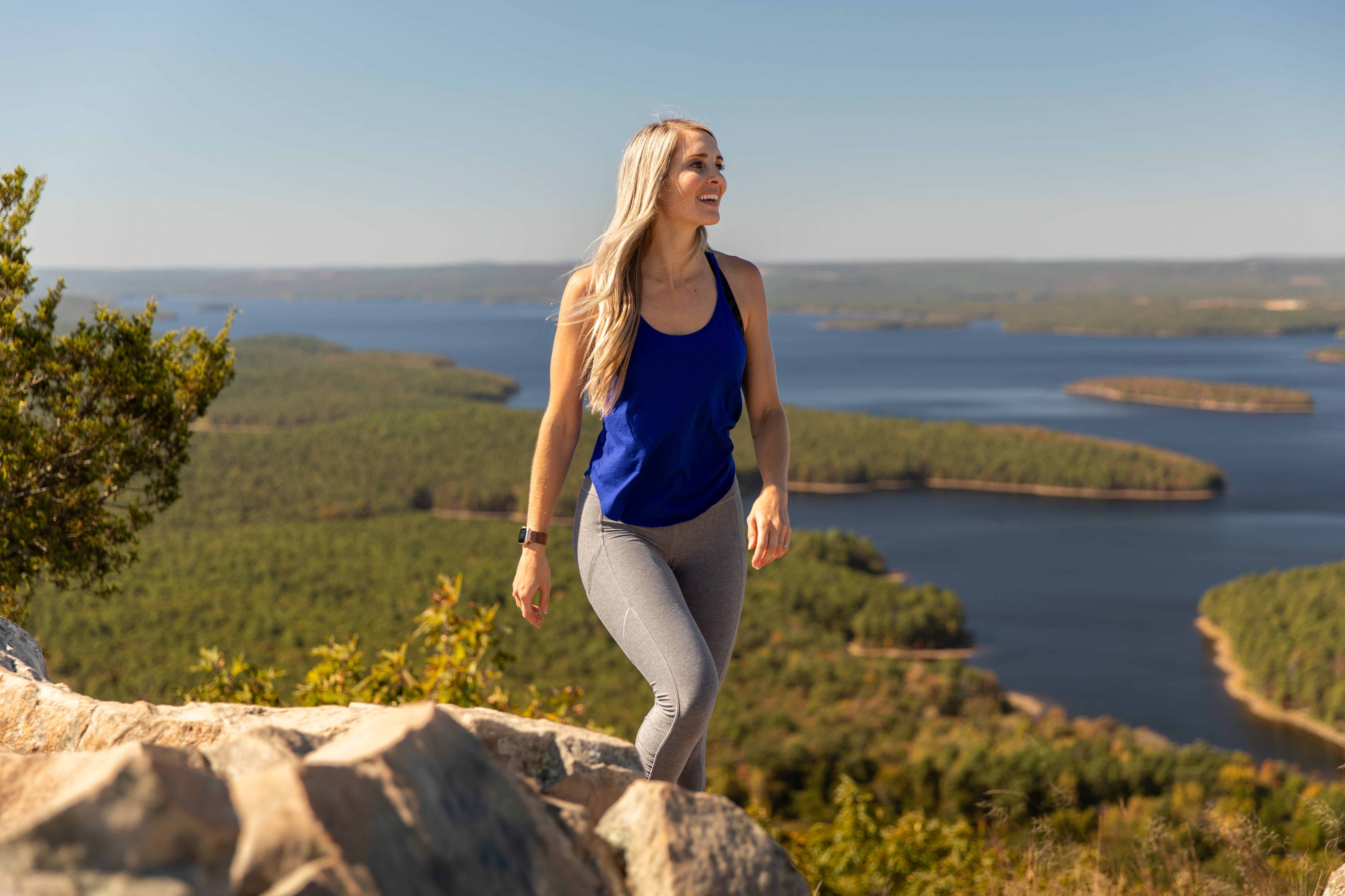 Hiking at Pinnacle Mountain State Park