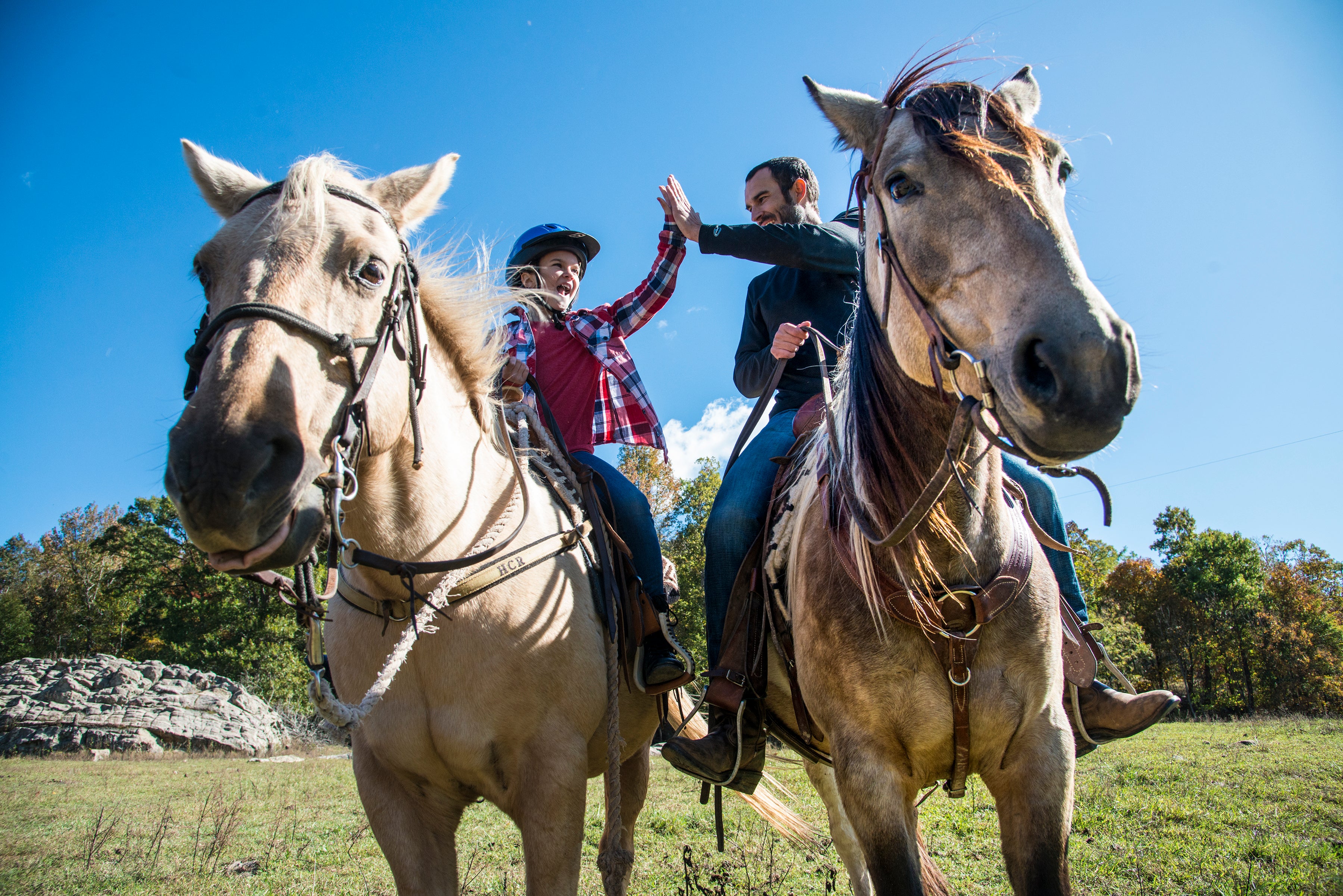 Horseback riding at Horseshoe Canyon Ranch