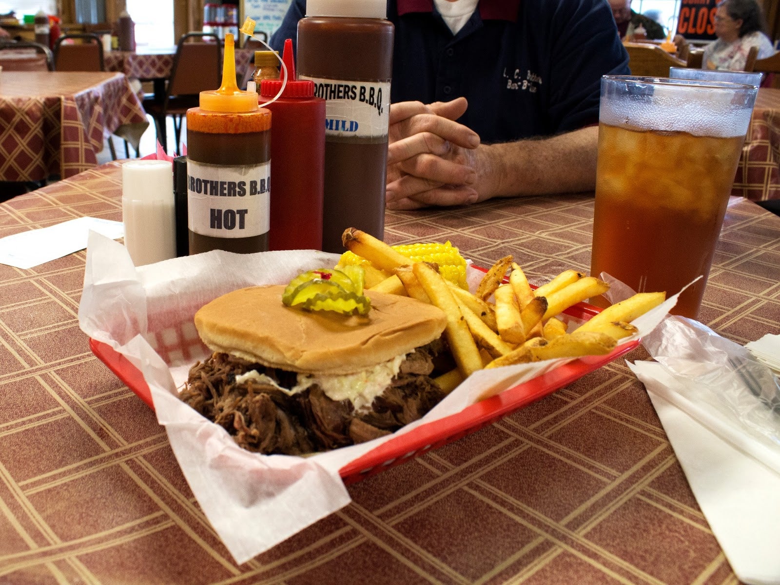 Heber Springs Brothers BBQ plate