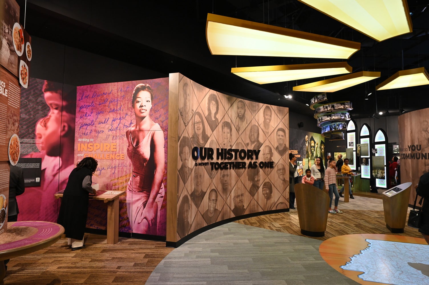 The renovated permanent gallery at Mosaic Templars Cultural Center in Little Rock. Photos by Kirk Jordan. 