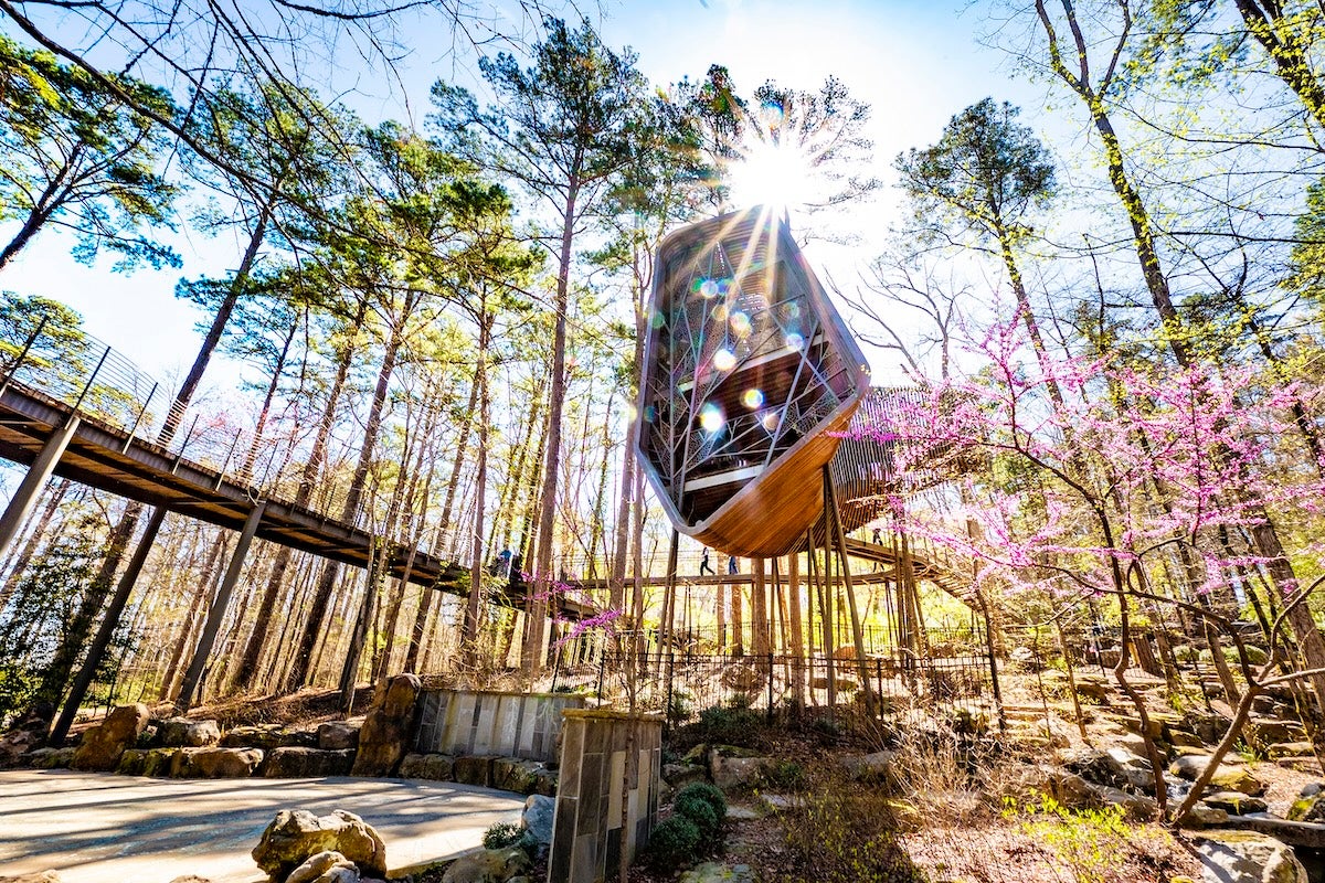 unique building at garan gardens