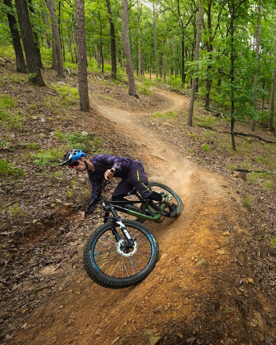 Biking on Pinnacle Mountain Monument Trail