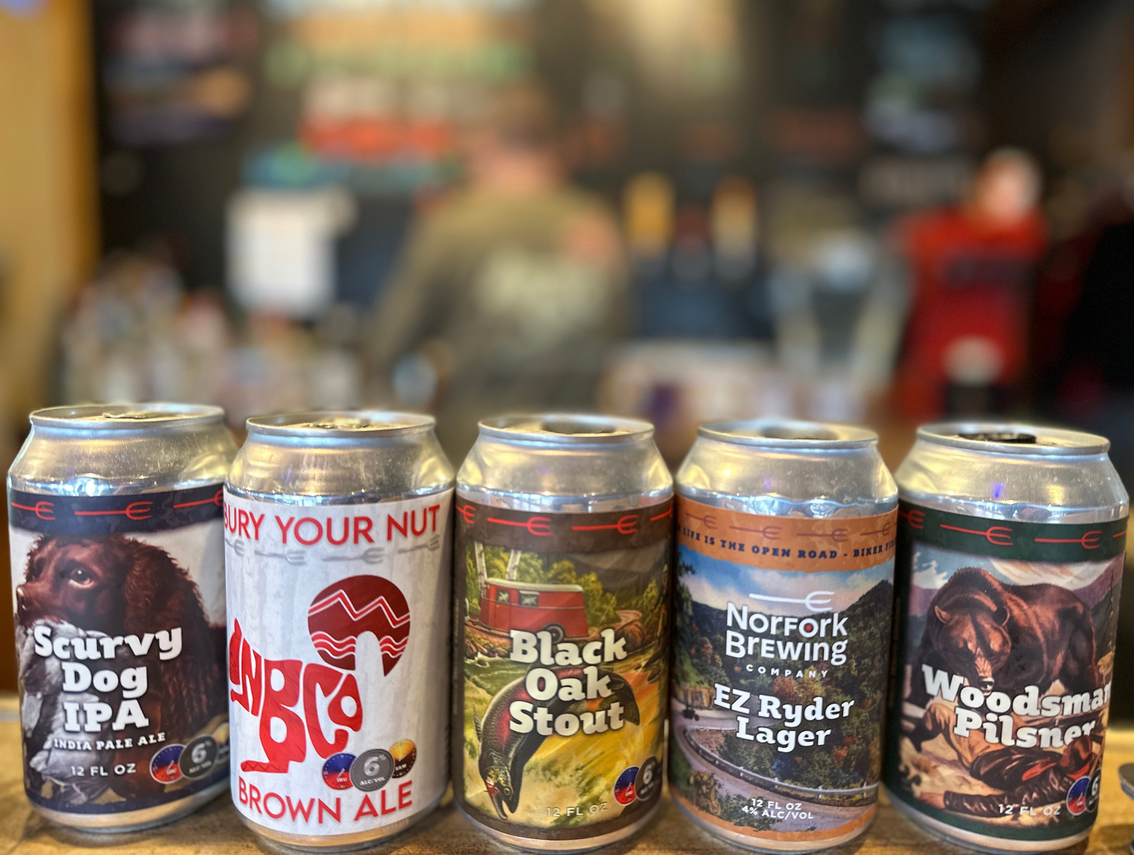 Norfork Brewing Company canned beer