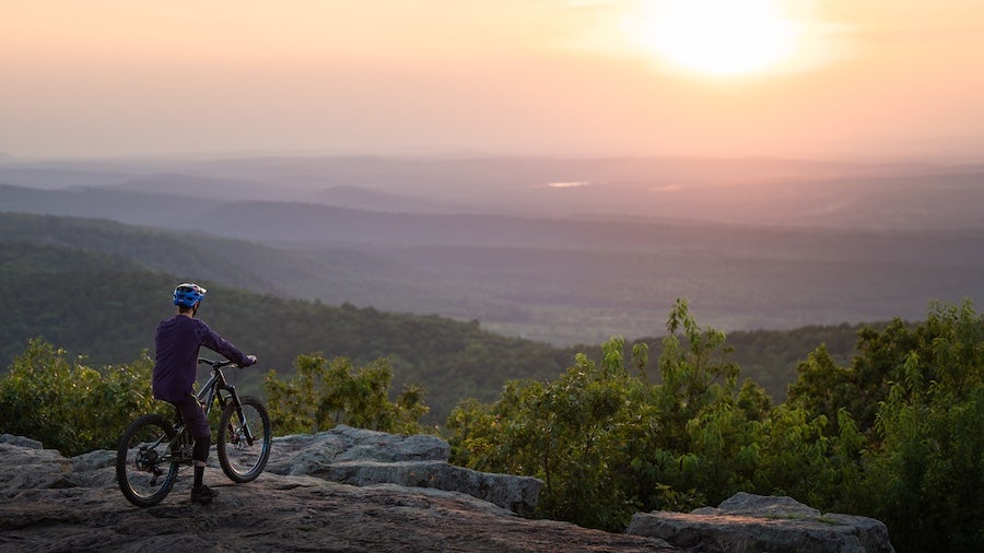 view from Mount Nebo State Park summit