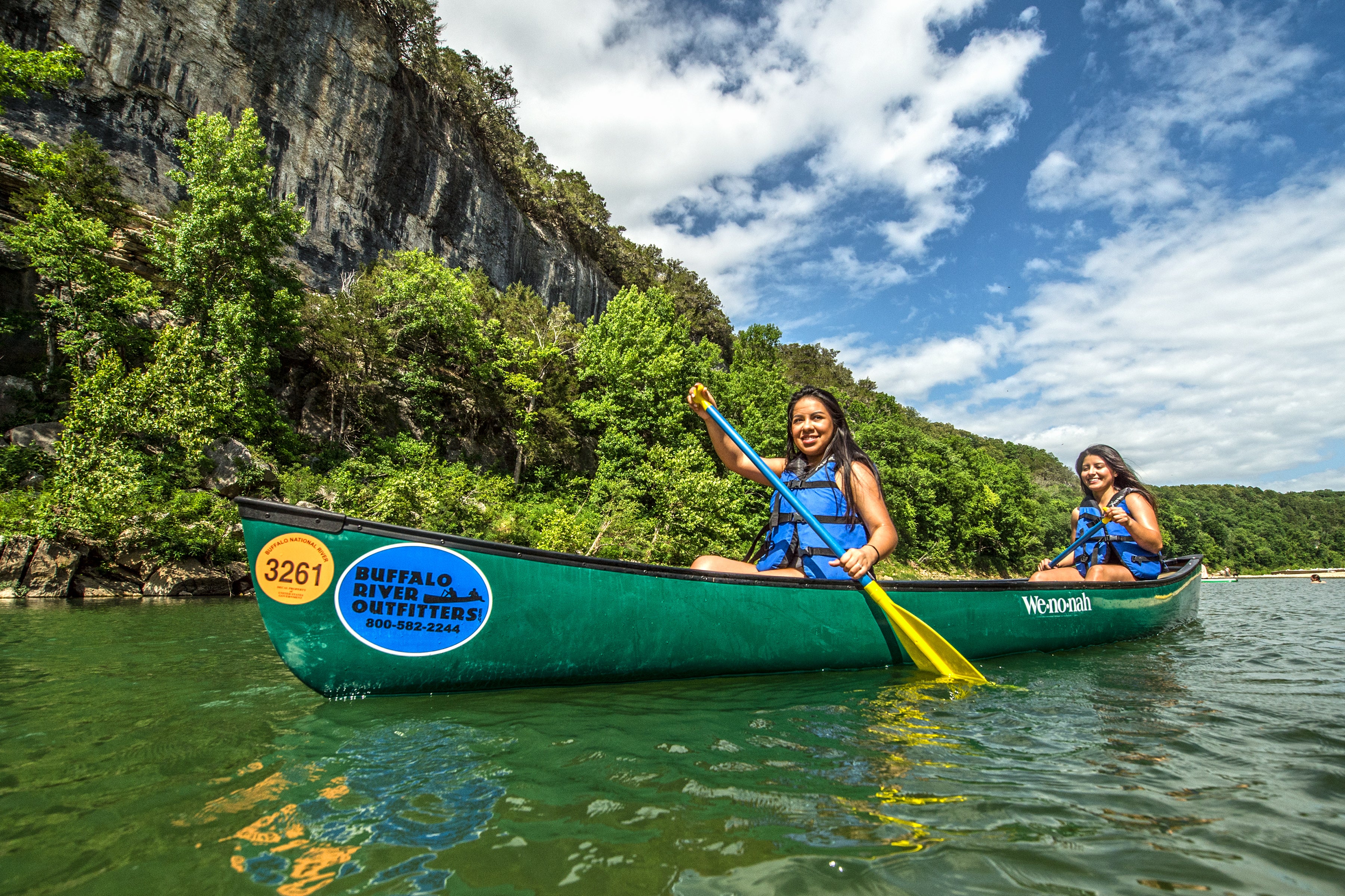 Buffalo National river canoe