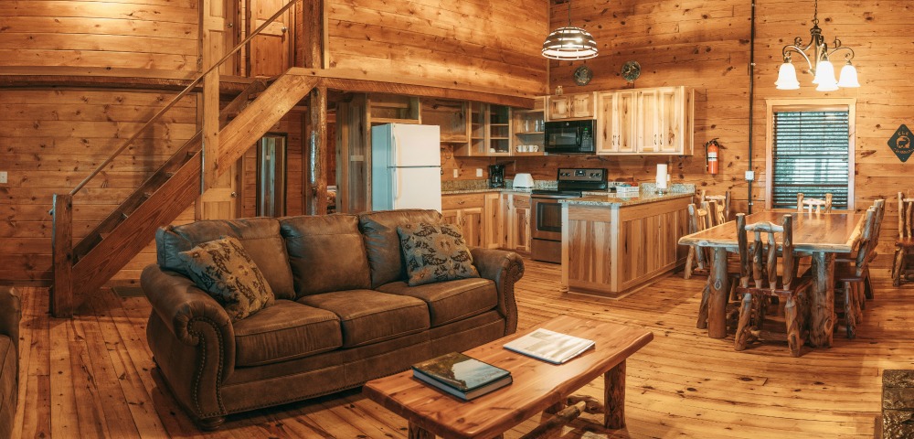 Windridge Cabin Interior, Buffalo Outdoor Center