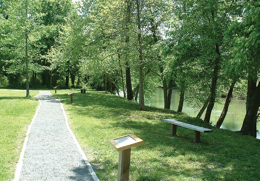 Caddo Indian Memorial Trail and River Walk