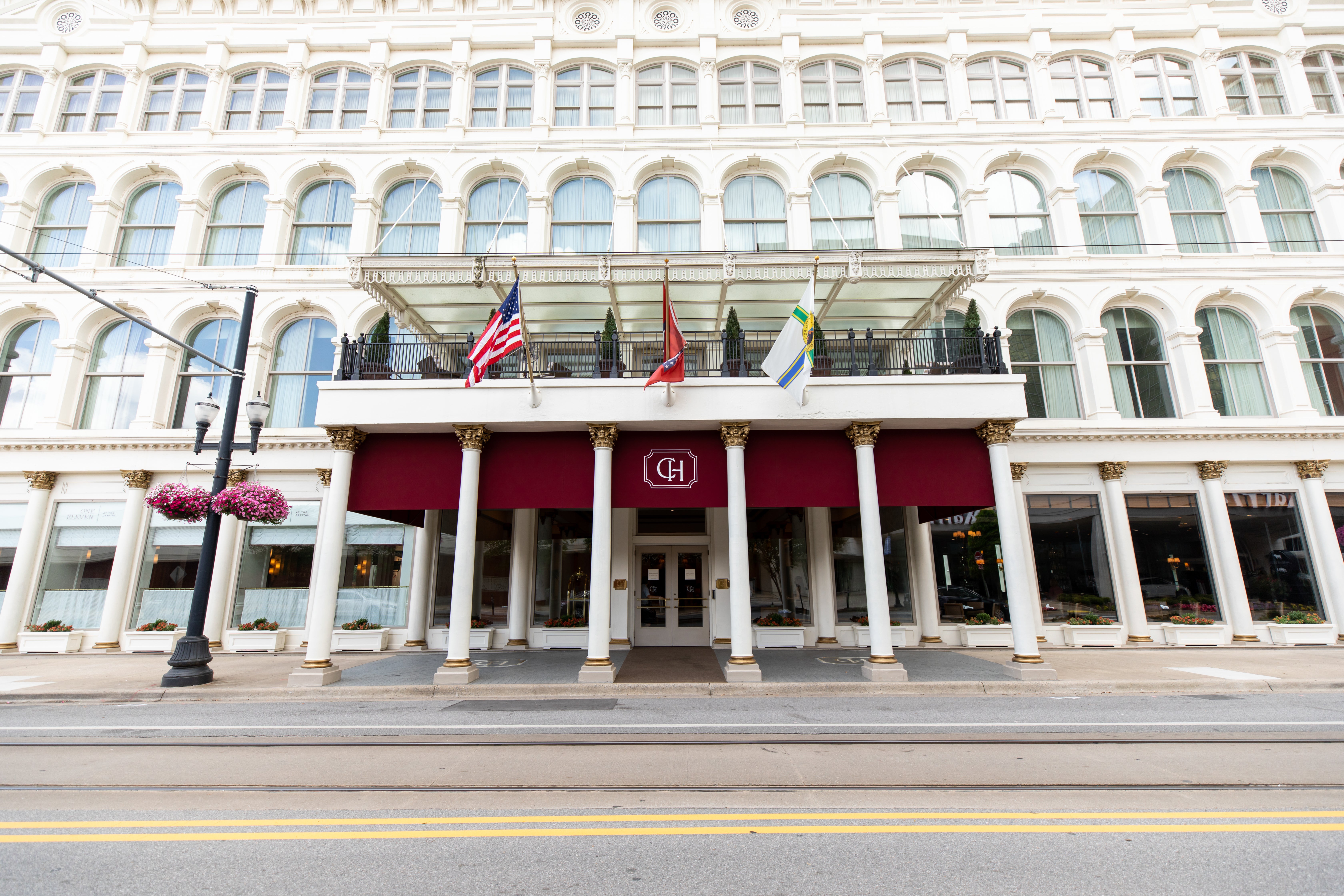 Exterior of the Capital Hotel in downtown Little Rock