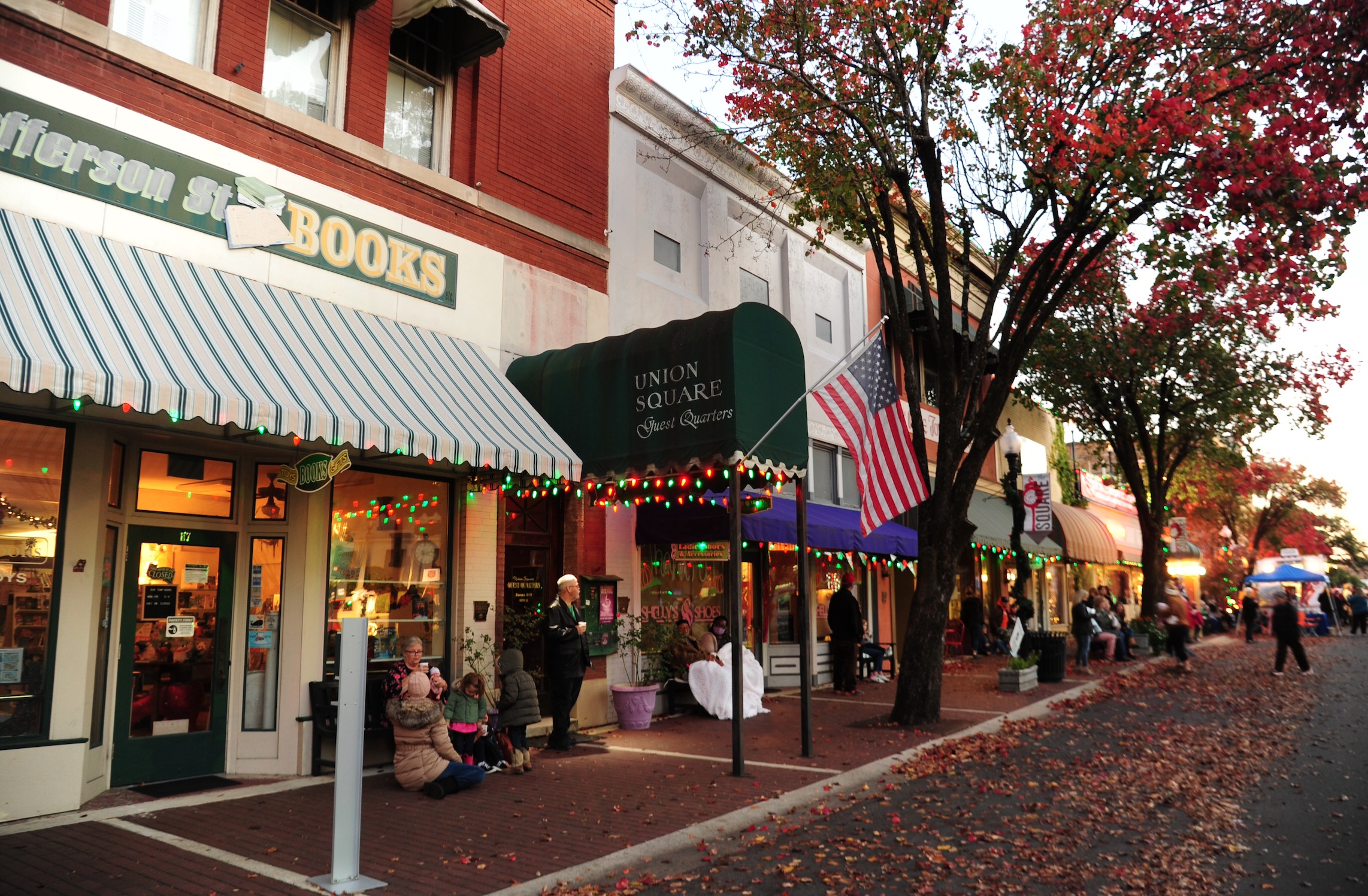 Downtown El Dorado during the holidays