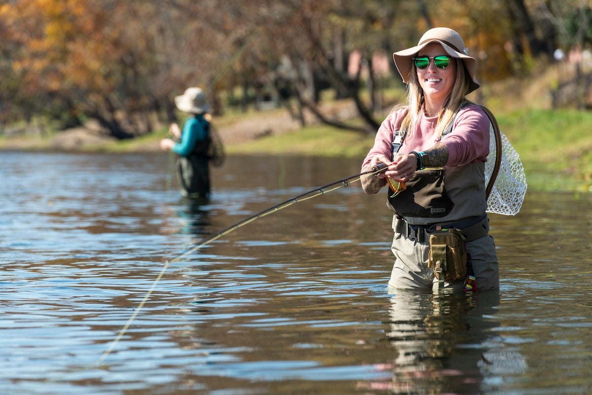 fly fishing on the White River