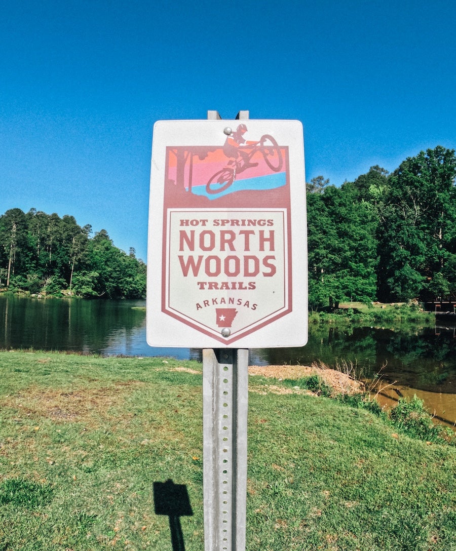 Northwoods Trail sign