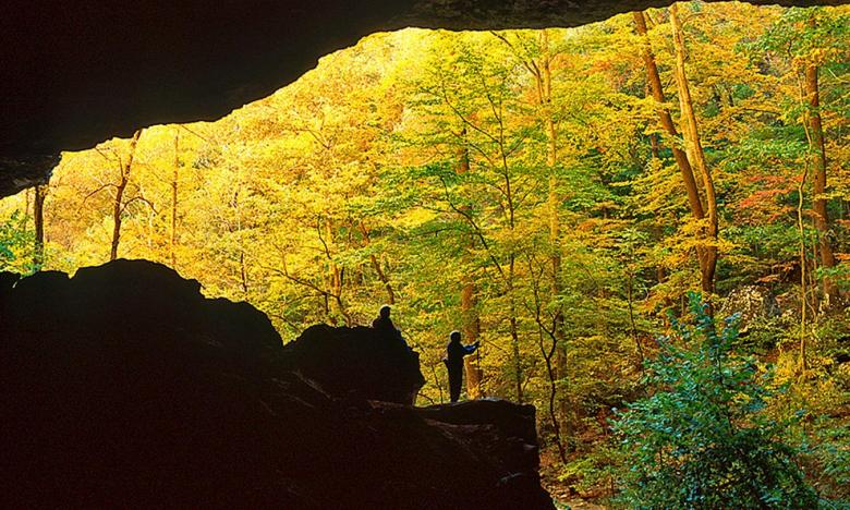 Lost Valley Trail in the Ozark National Forest
