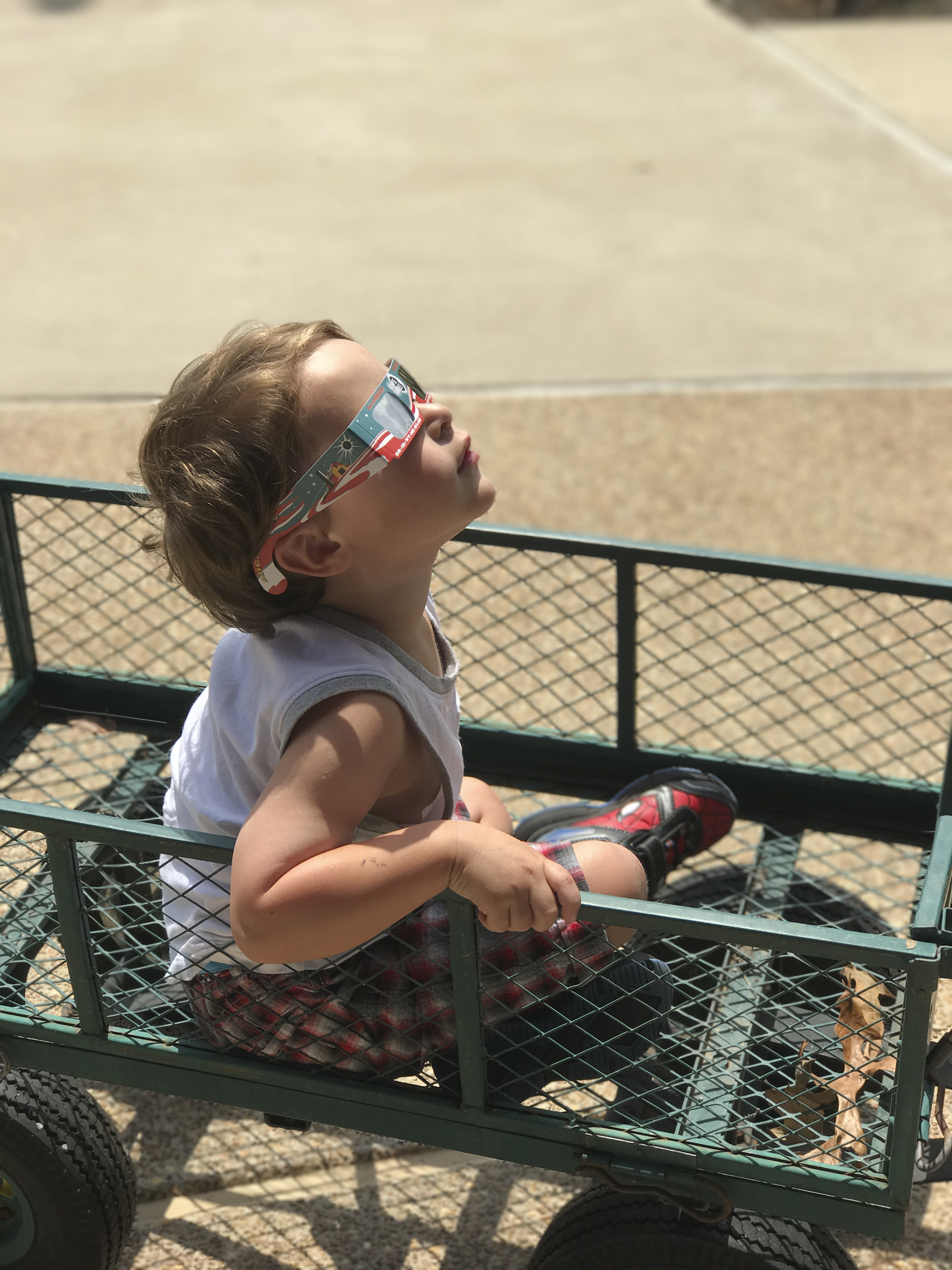 Regardless of age, you'll need certified ISO eclipse glasses and viewers during the eclipse.