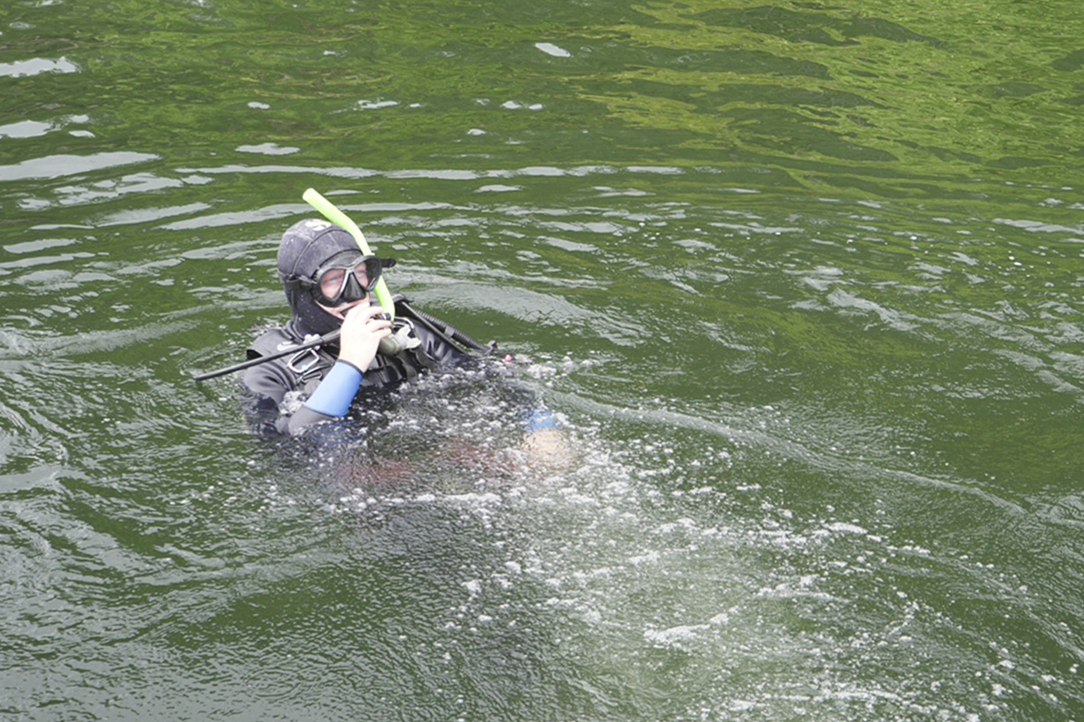 SCUBA Diving at Norfork Lake 