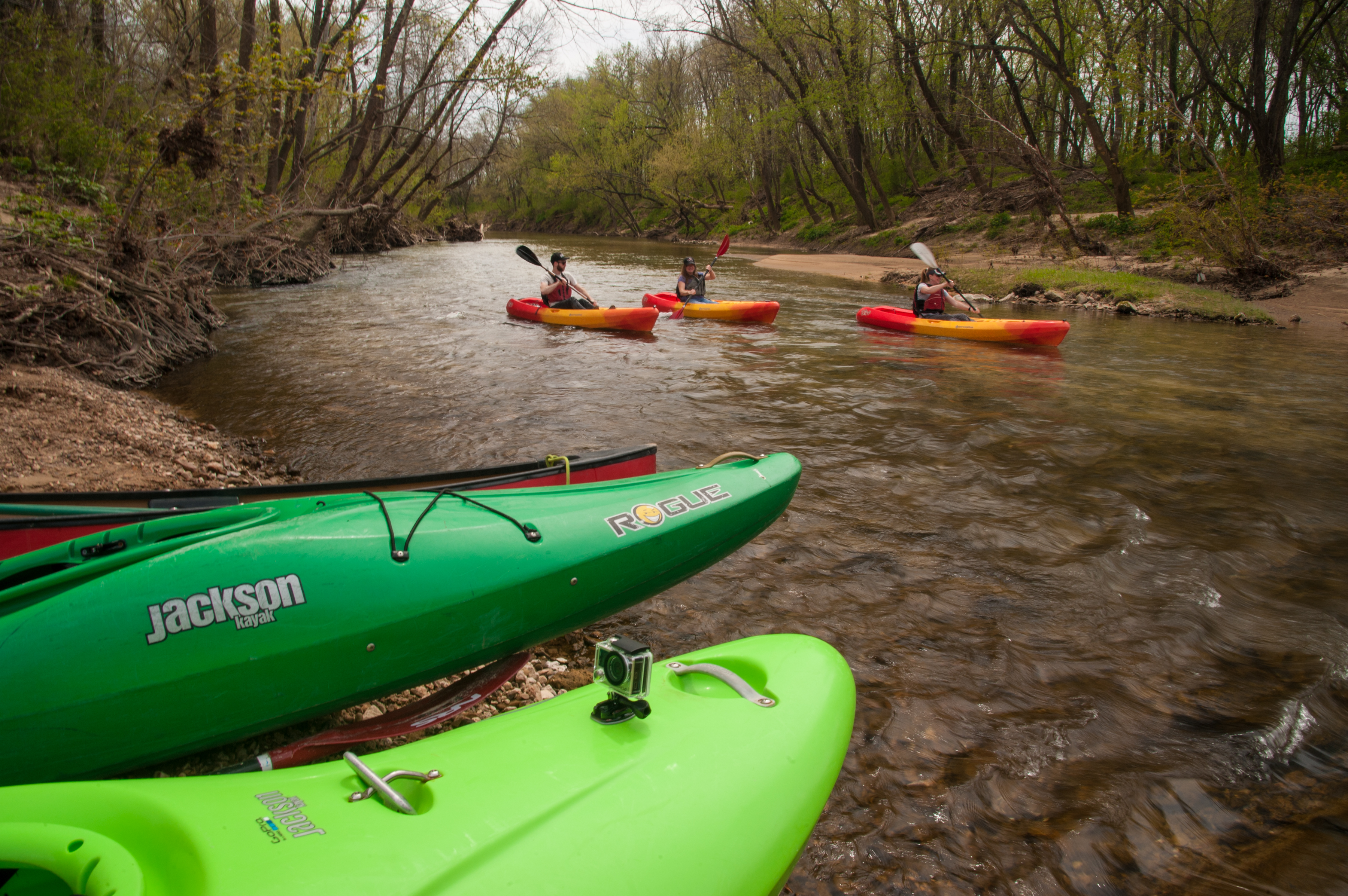 Kayaking the Polk Bayou in Batesville, Arkansas