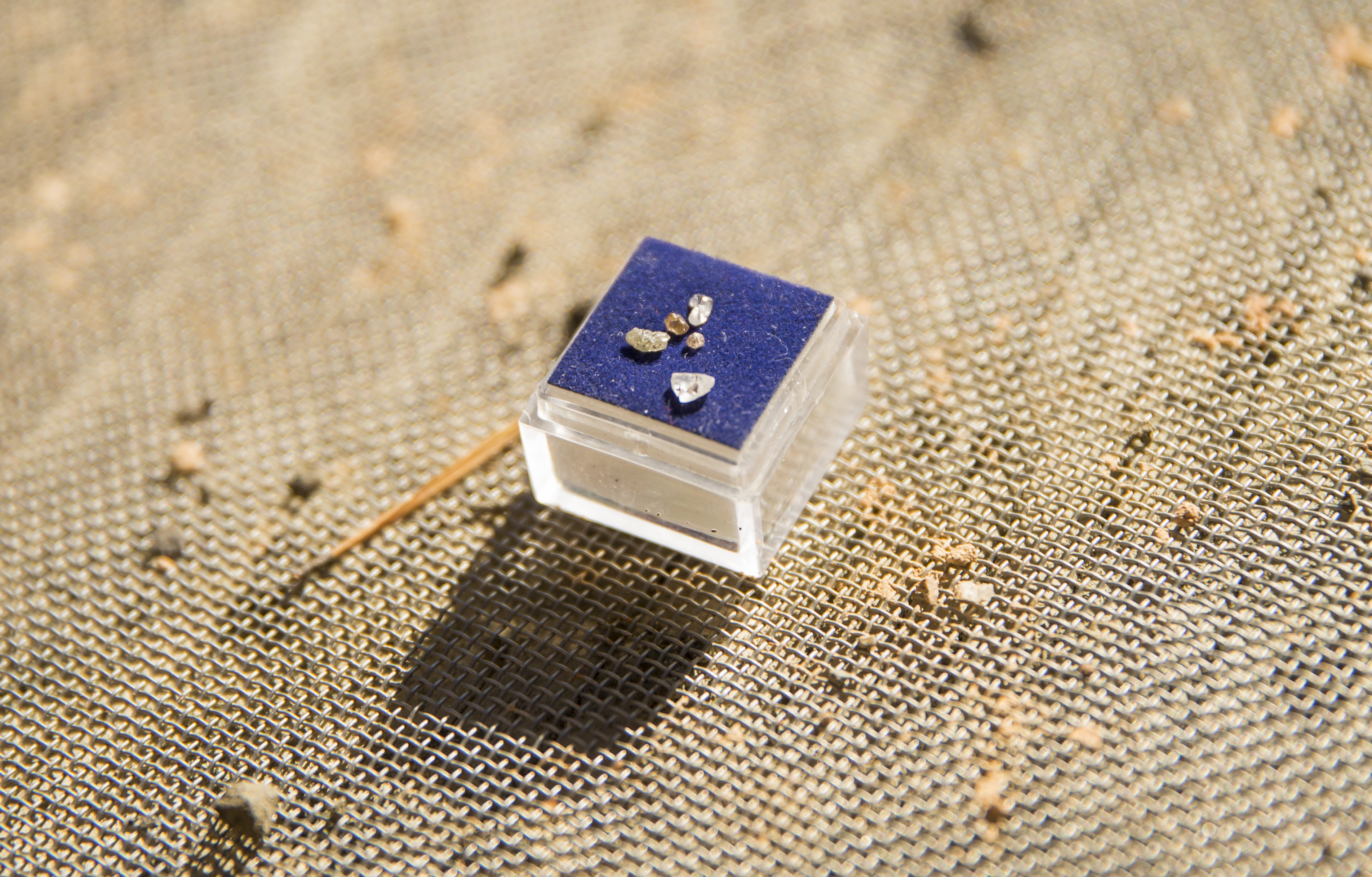 Diamonds found at Crater of Diamonds State Park