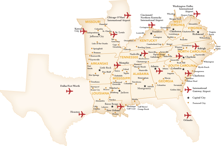 Travel USA Map