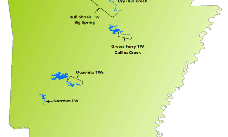 Trout Waters Statewide Map
