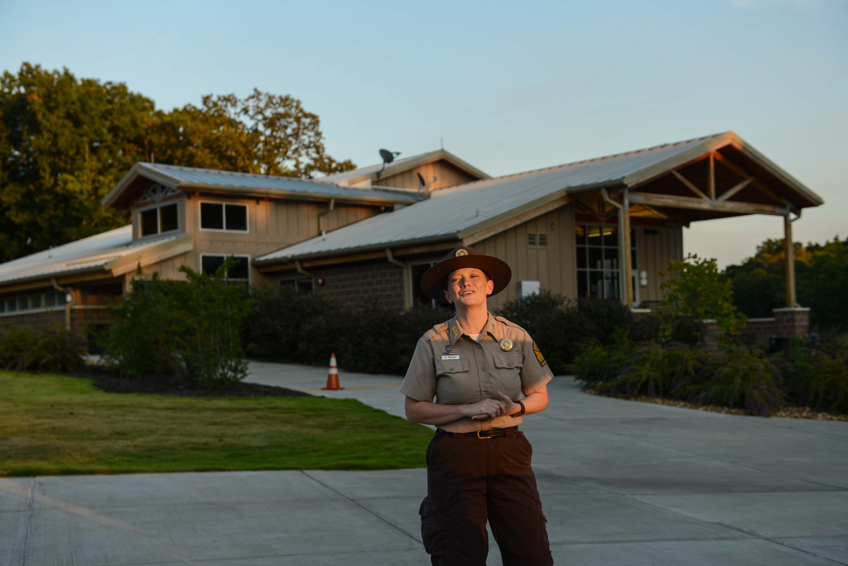 Interpreter at Village Creek State Park