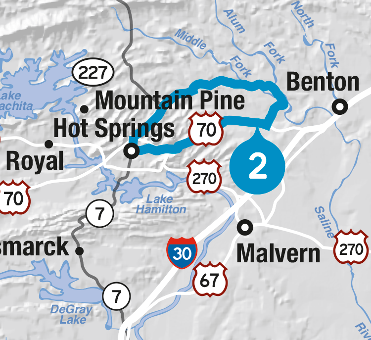 Hot Springs Loop Road Cycling Trail