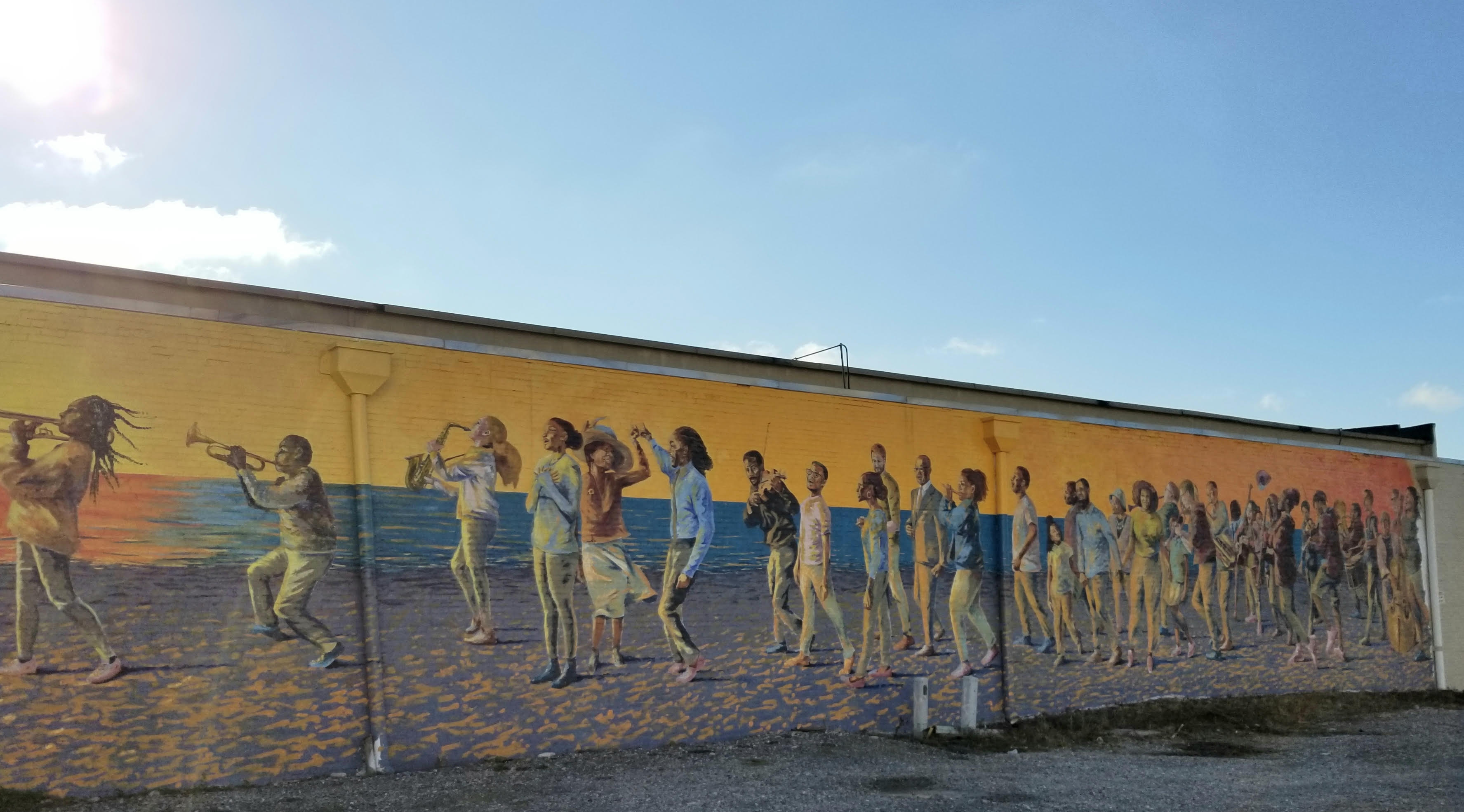 Black Broadway mural