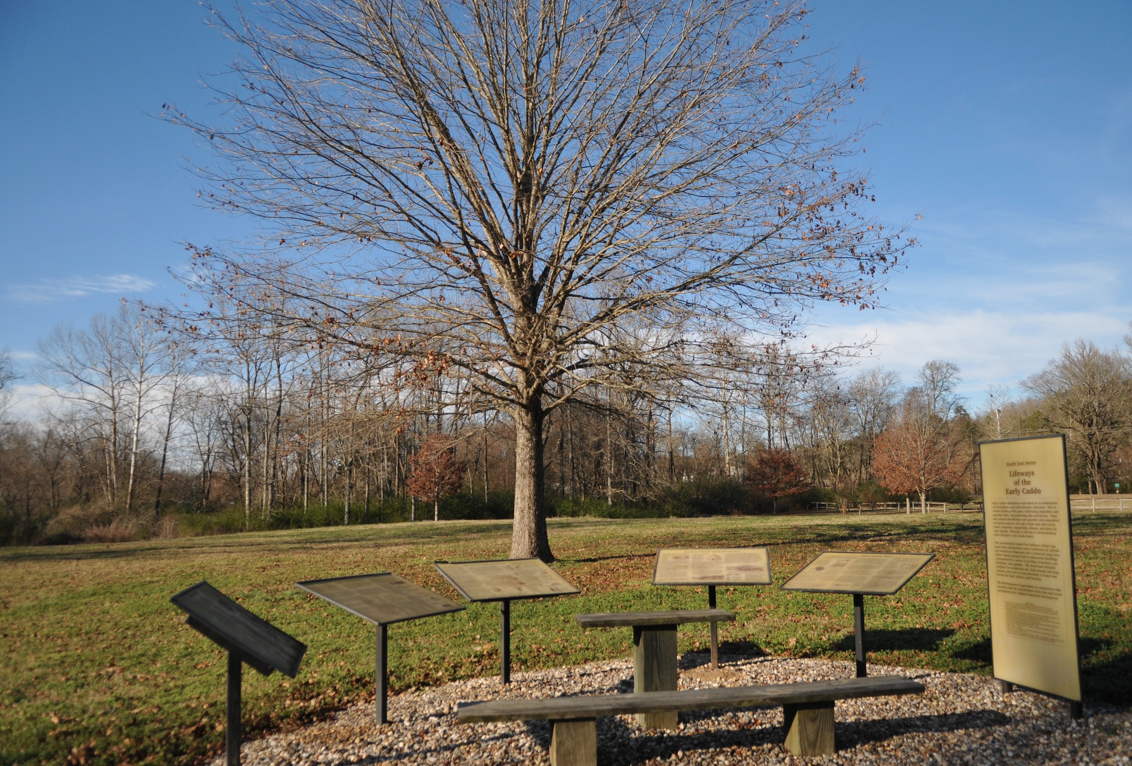 Caddo Indian Memorial panels