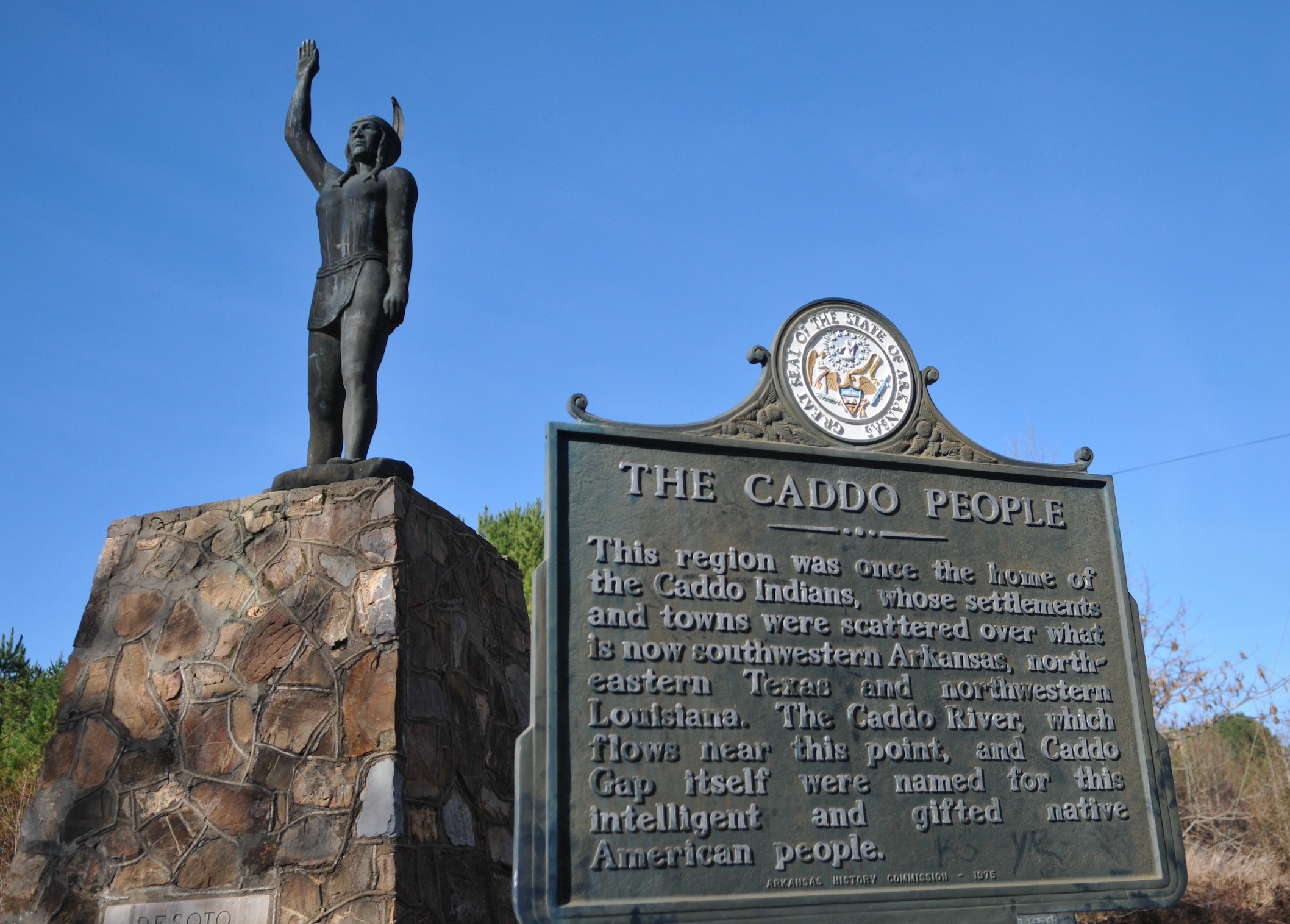 Caddo Gap monument