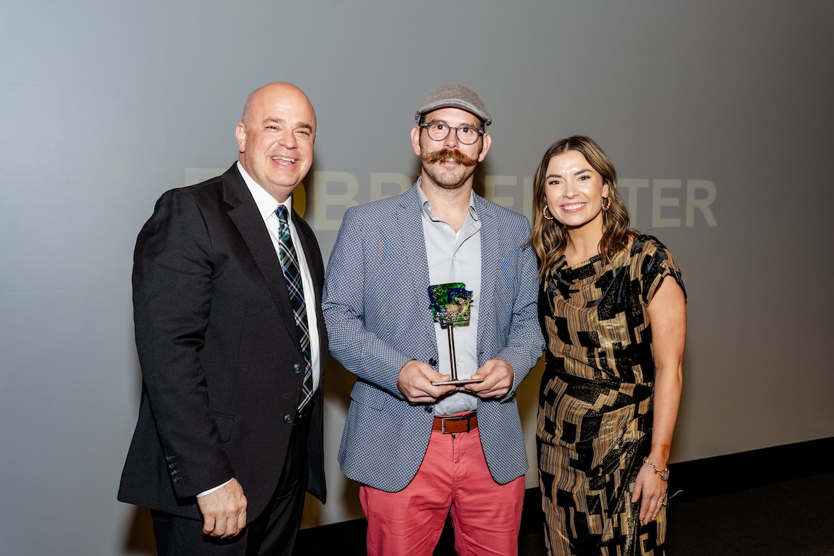 Sec. Shea Lewis, Arkansas Department of Parks, Heritage and Tourism; Bobby Finster, Individual Innovation in Tourism; Dalaney Thomas, Arkansas Tourism Director