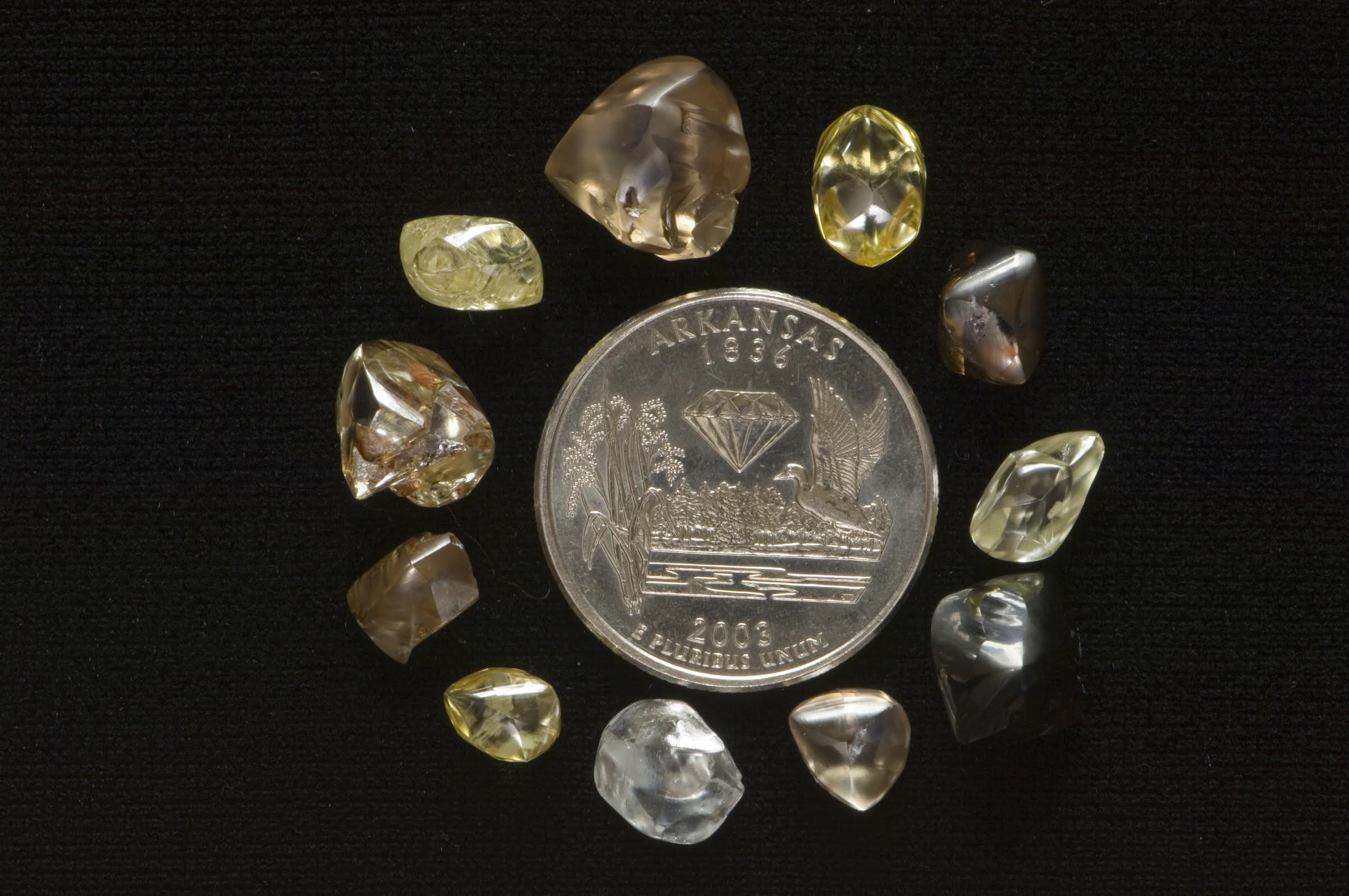 Diamonds at Crater of Diamonds State Park