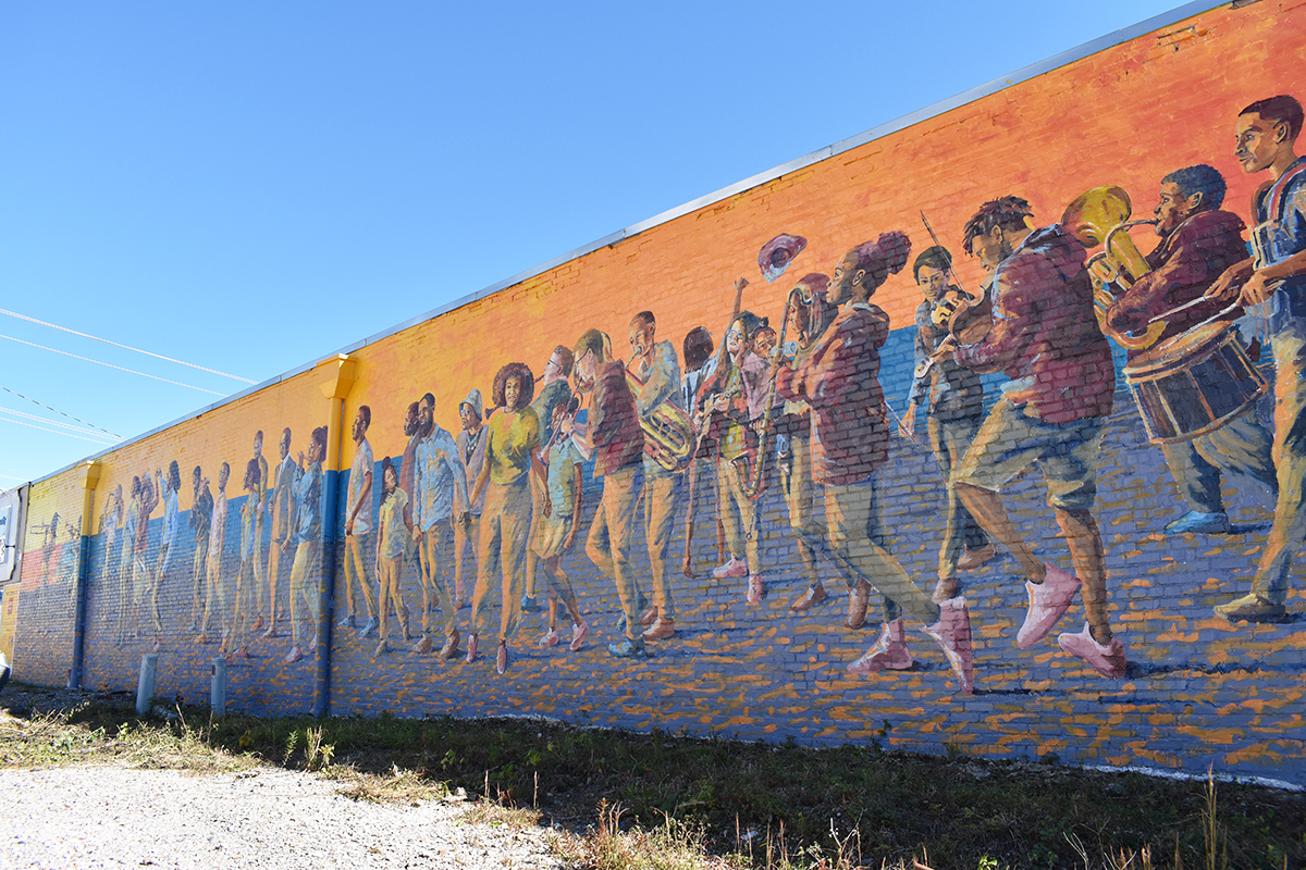 Black Broadway Mural