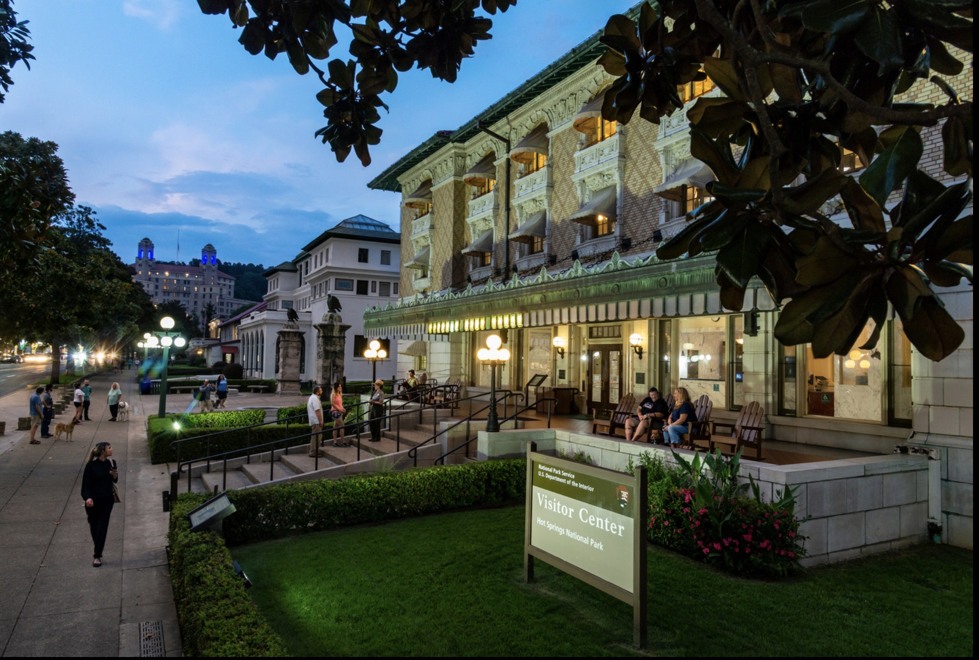 Bathhouse Row at Hot Springs National Park