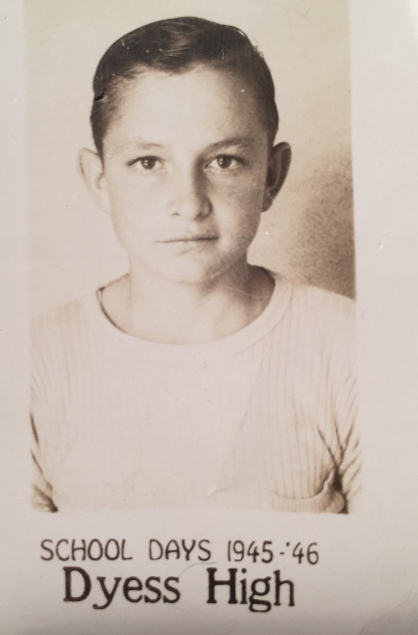 School photo of J.R. Cash
