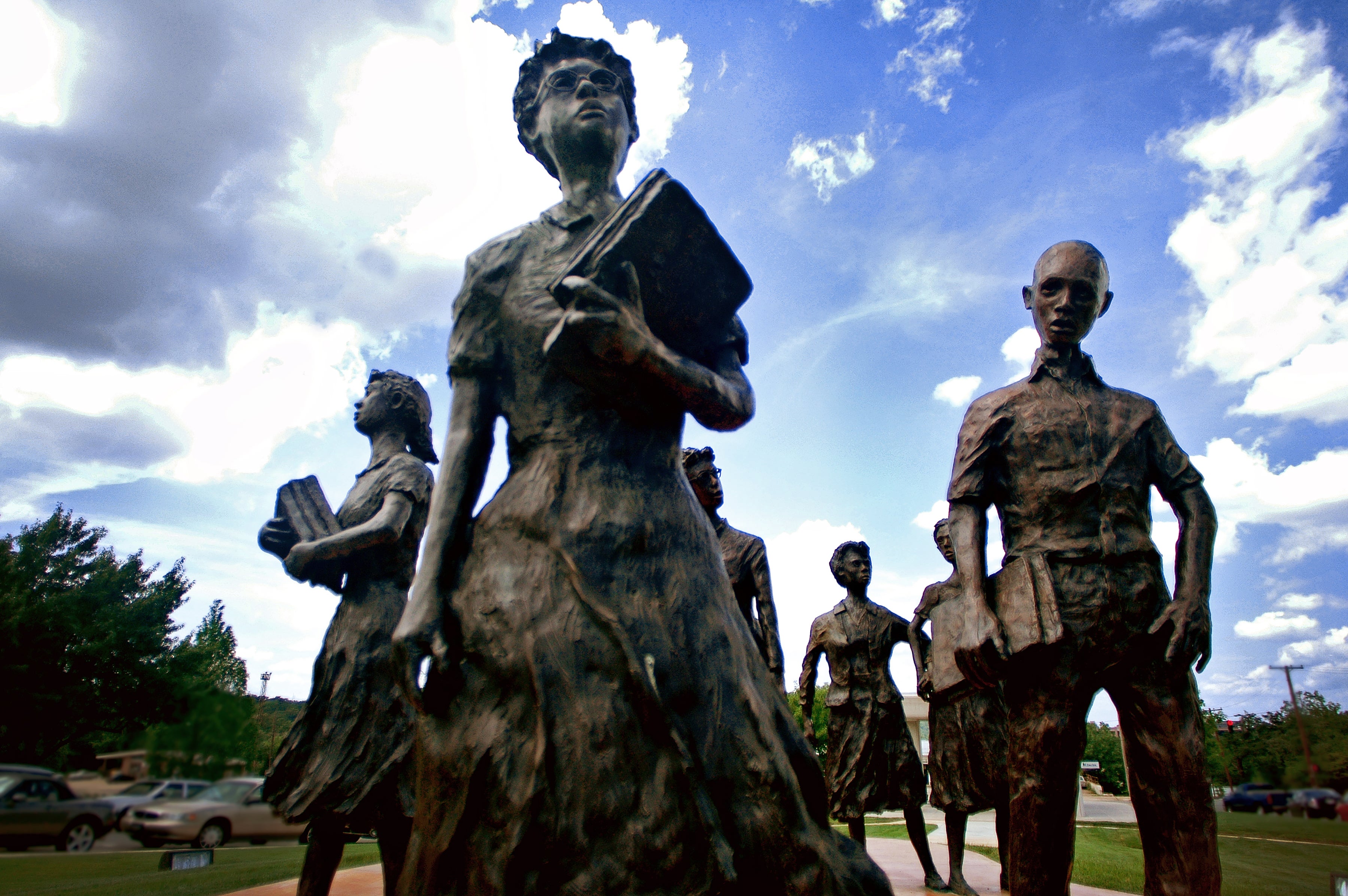 Little Rock Nine Statue