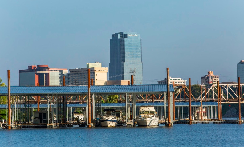 View of Little Rock skyline