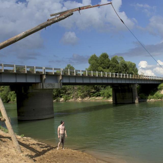 The Current River outside Pocahontas is a great place to "play in the water!"